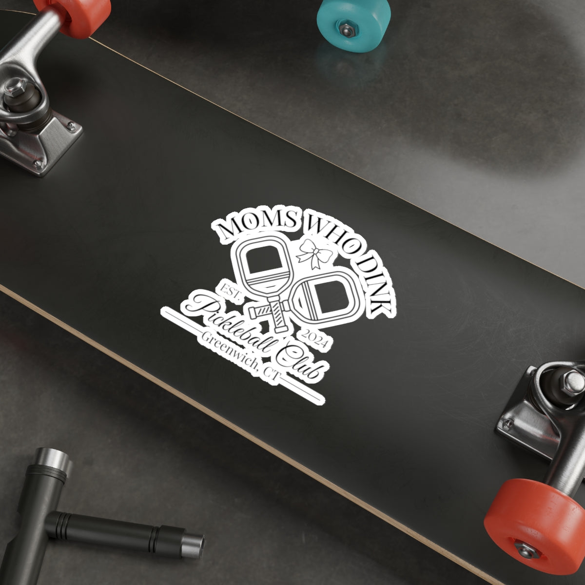 Moms Who Dink Die-Cut Stickers