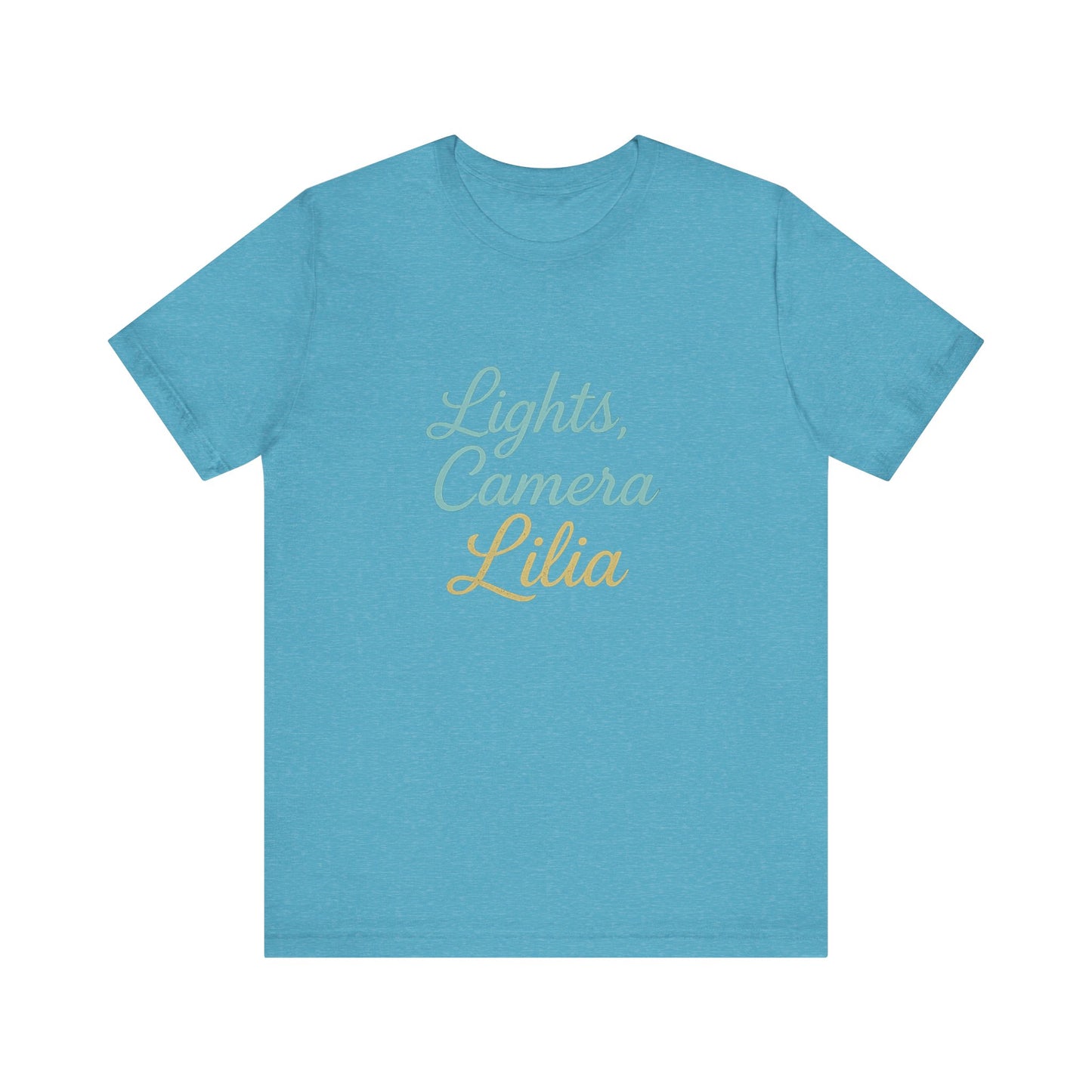 Lights, Camera, Action Unisex Tee for Movie Lovers, Birthday Gift, Casual Wear, Party Essential, Star-Themed Celebration