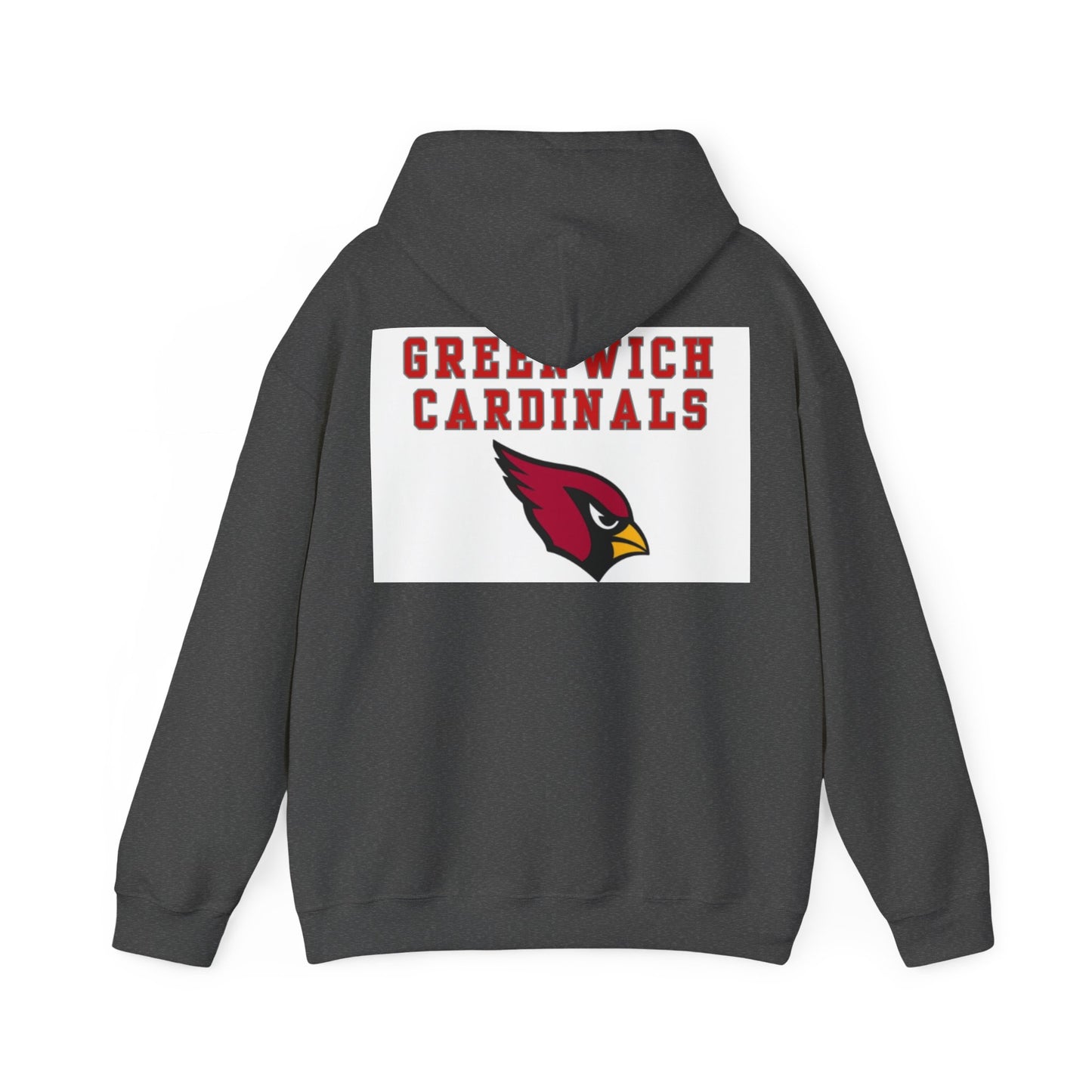 Greenwich white hoodie, Gift for Graduate, Gift for GHS Student, Unisex Heavy Blend™ Hooded Sweatshirt