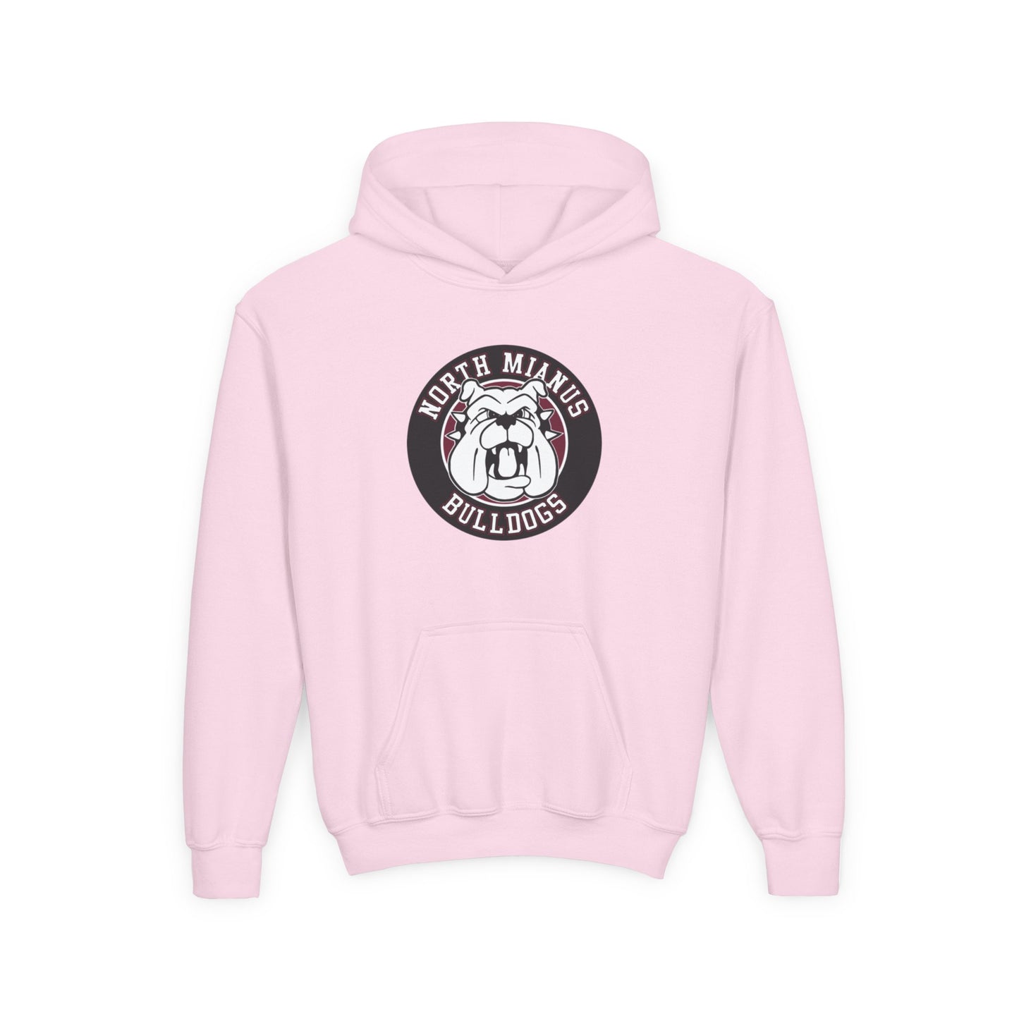 North Mianus Bulldogs Cheer Youth Heavy Blend Hooded Sweatshirt