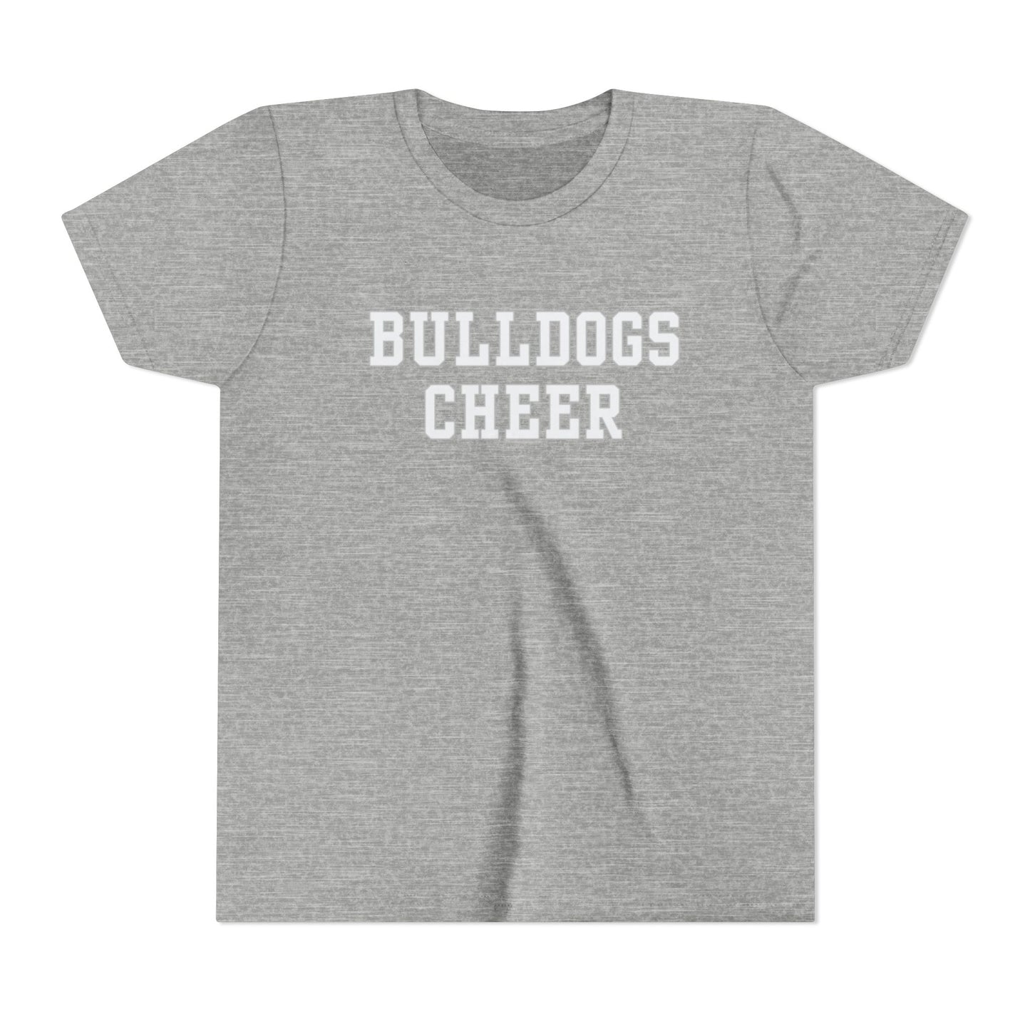 Bulldogs Cheer Kids Cheerleader Shirt, Cheer shirt for cheerleader, Kids Cheer Merch, Kids Cheer,Youth Short Sleeve Tee