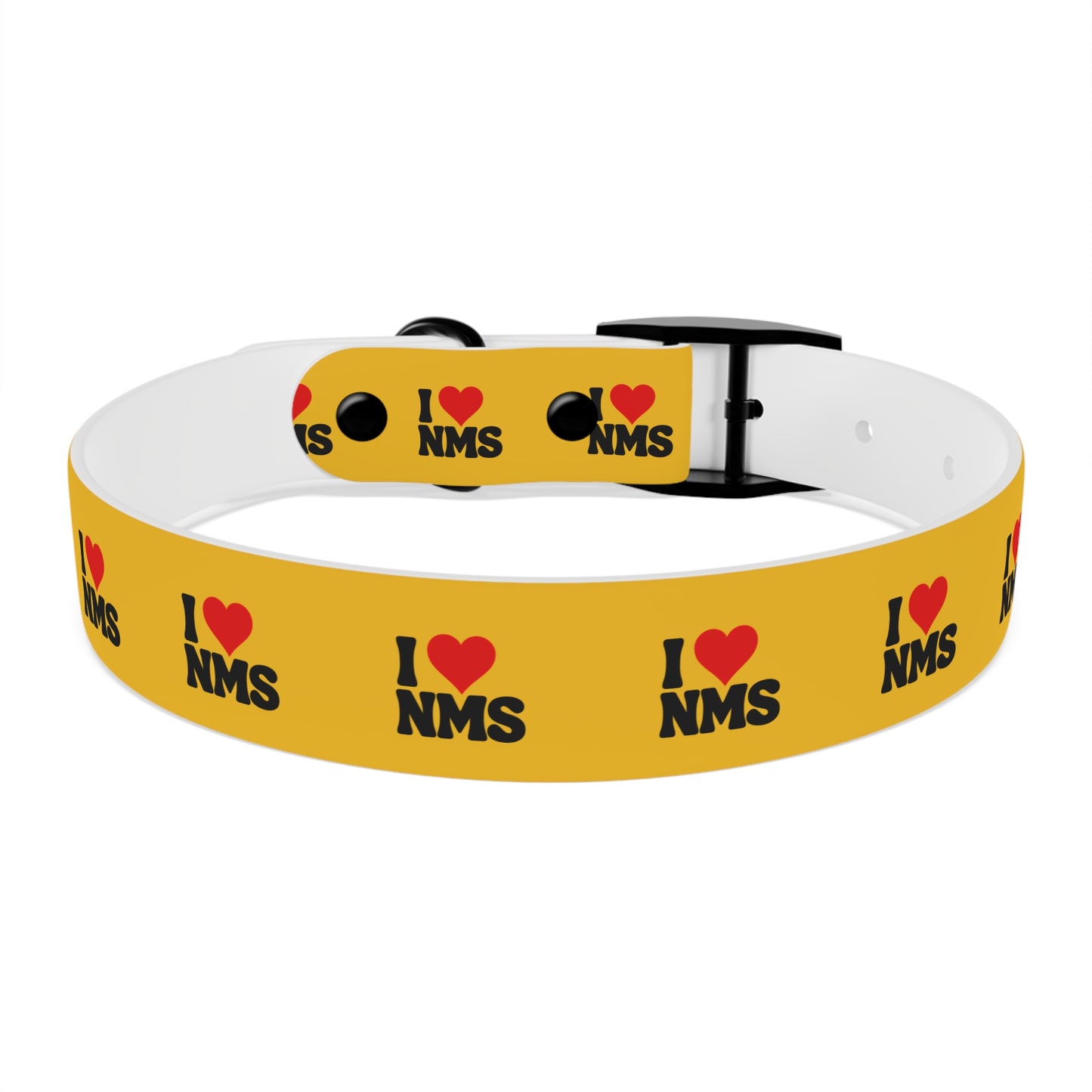 NMS I LOVE NMS Pet Collar YELLOW