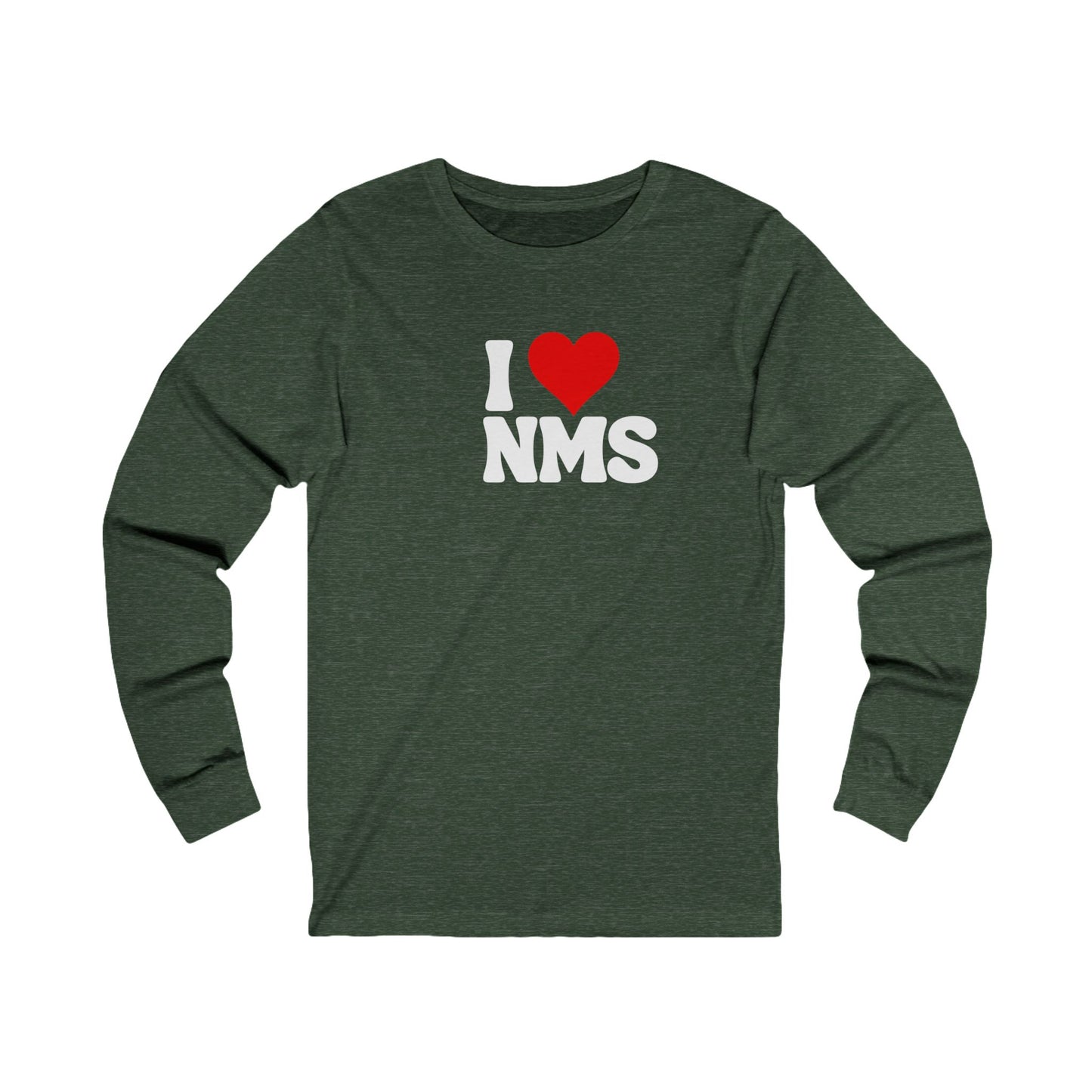 NMS I LOVE NMS Unisex Jersey Long Sleeve Tee