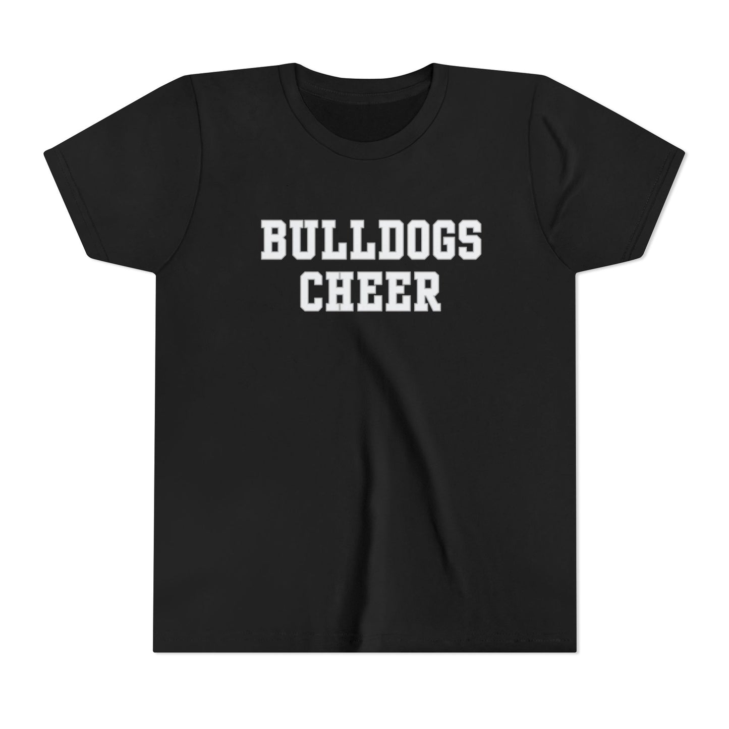Bulldogs Cheer Kids Cheerleader Shirt, Cheer shirt for cheerleader, Kids Cheer Merch, Kids Cheer,Youth Short Sleeve Tee