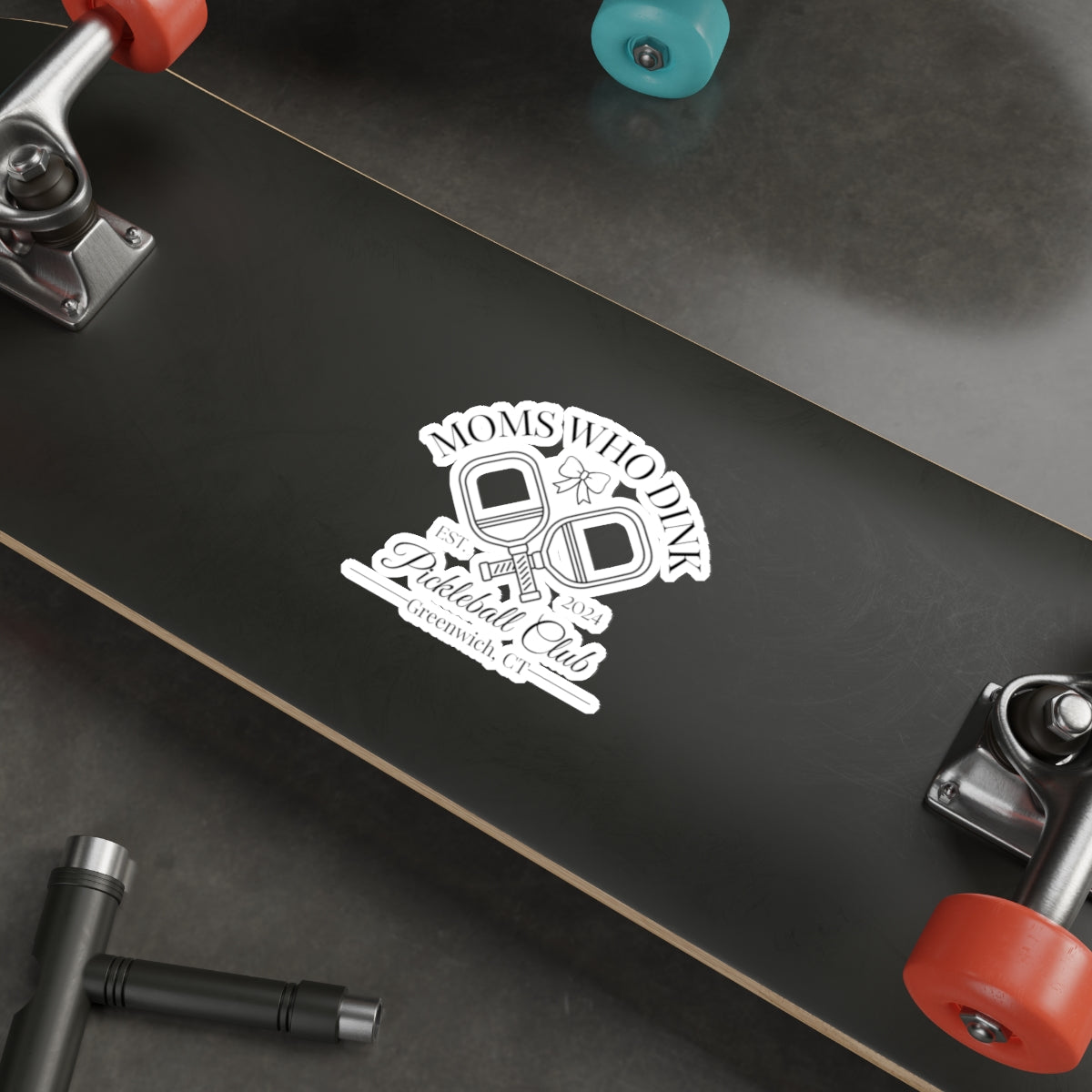 Moms Who Dink Die-Cut Stickers