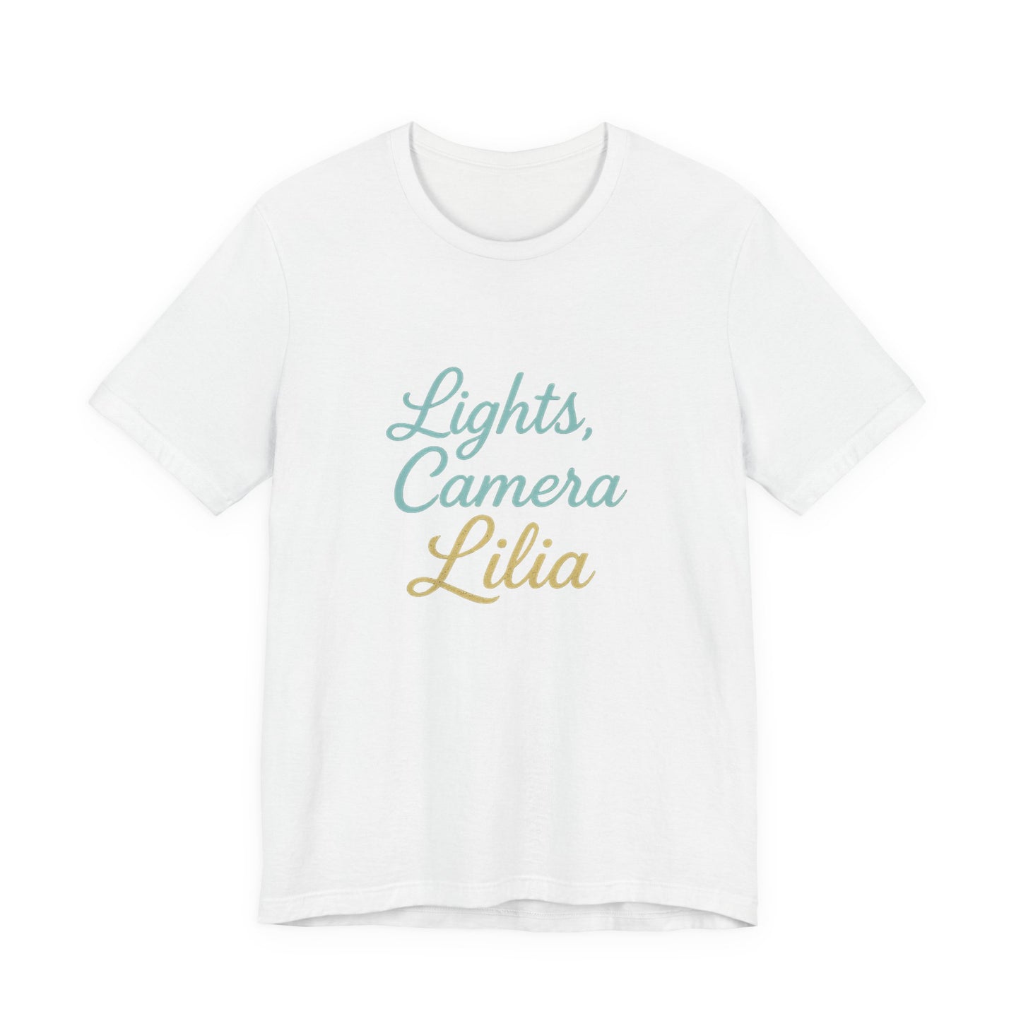 Lights, Camera, Action Unisex Tee for Movie Lovers, Birthday Gift, Casual Wear, Party Essential, Star-Themed Celebration