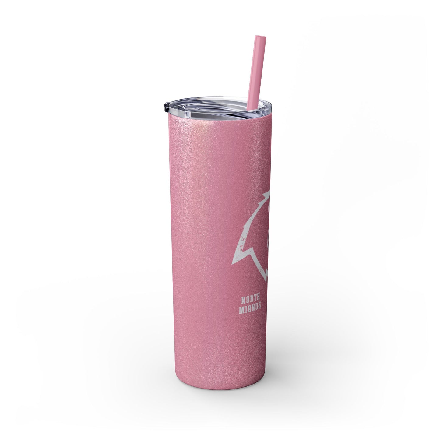 NMS Hawks Skinny Tumbler with Straw, 20oz