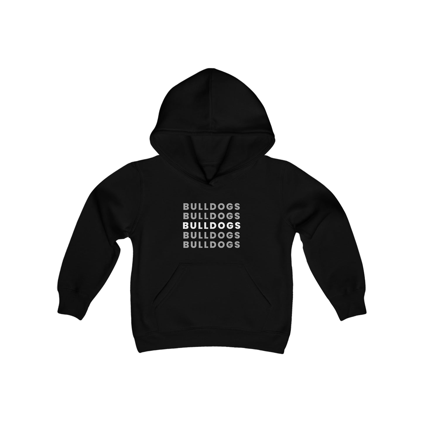 Bulldogs Cheer In My Cheer Era Hoodie Sweatshirt, Cheerleader Sweatshirt, Cheer Hoodie, Kids Cheer Youth Heavy Blend Hooded Sweatshirt