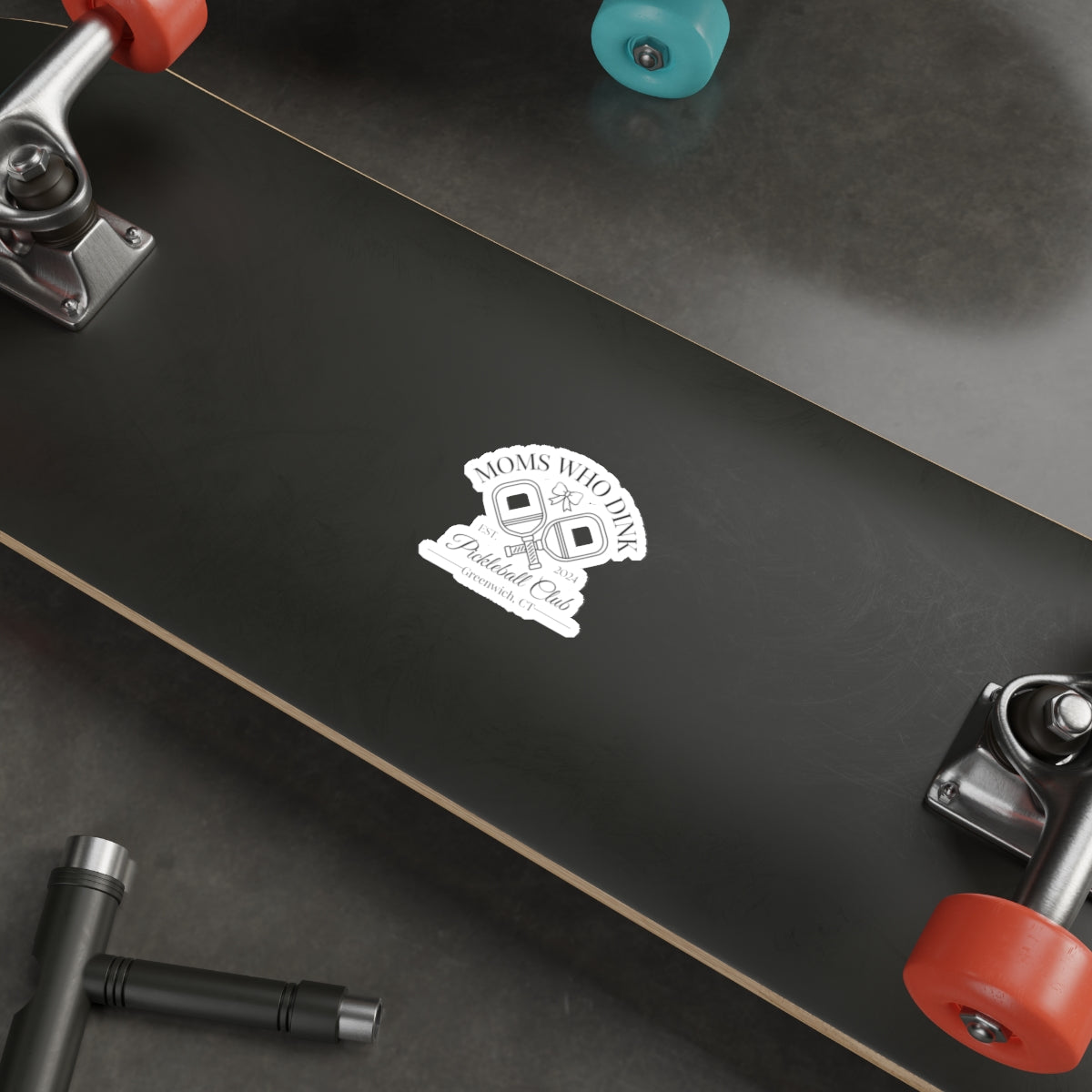 Moms Who Dink Die-Cut Stickers