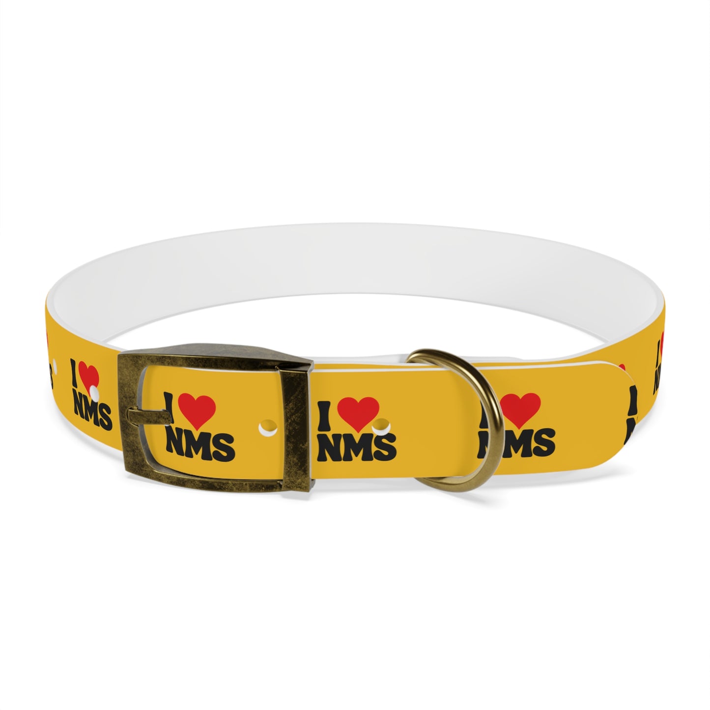 NMS I LOVE NMS Pet Collar YELLOW