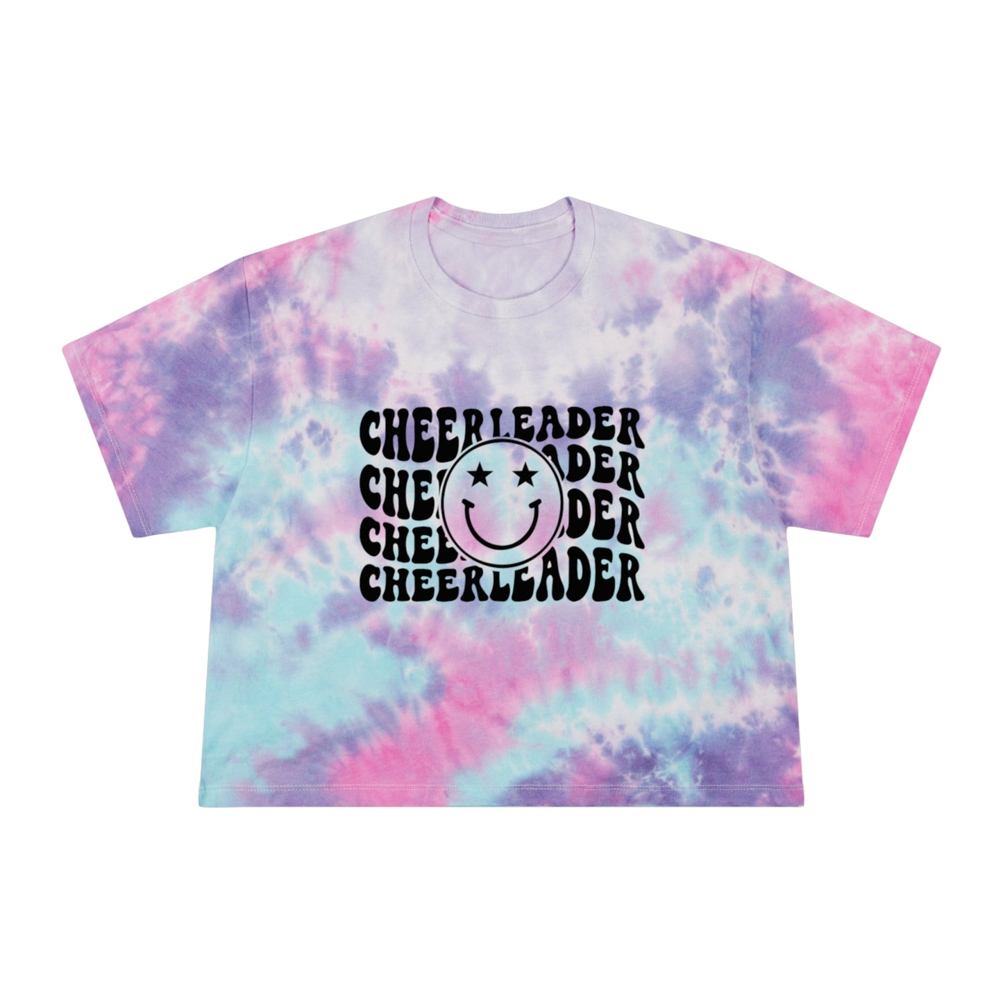 Cheerleader Women's Tie-Dye Crop Tee