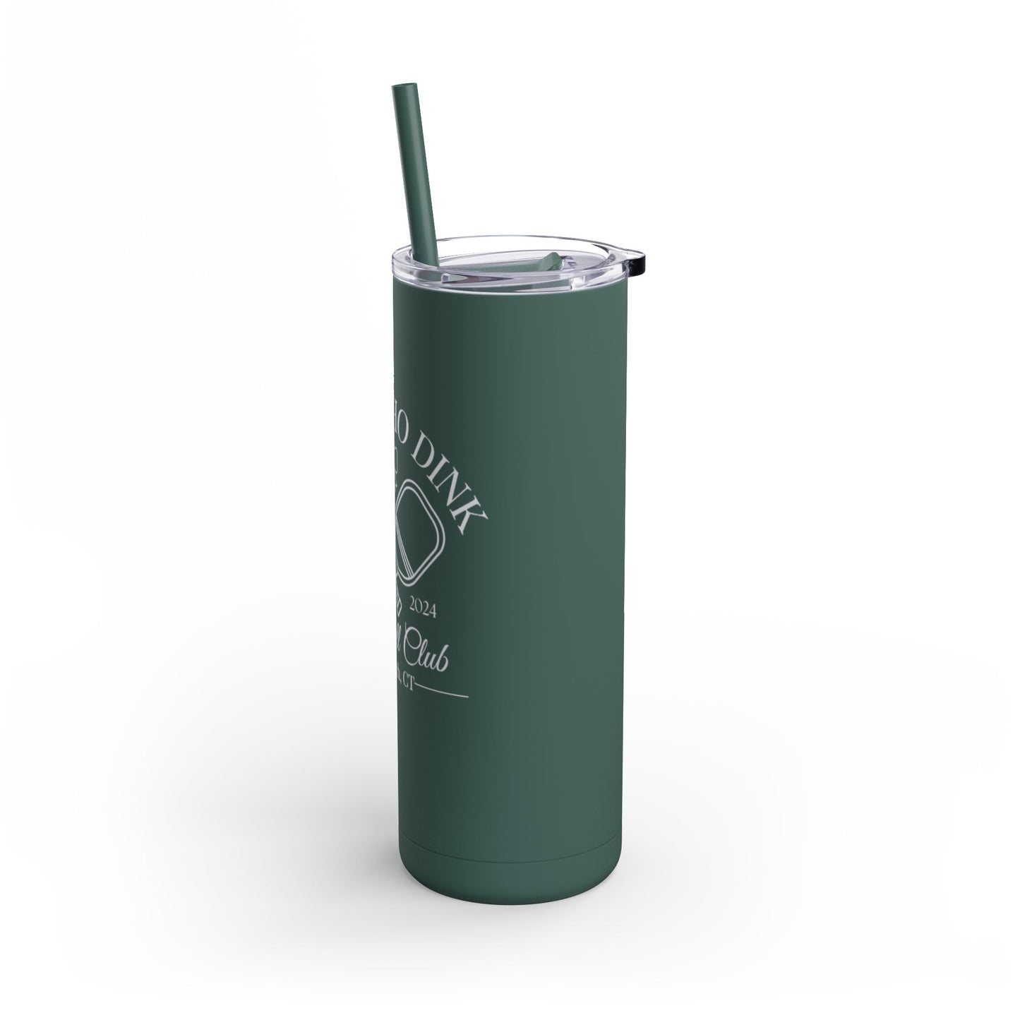 Pickleball Maars Maker Skinny Matte Tumbler, 20oz