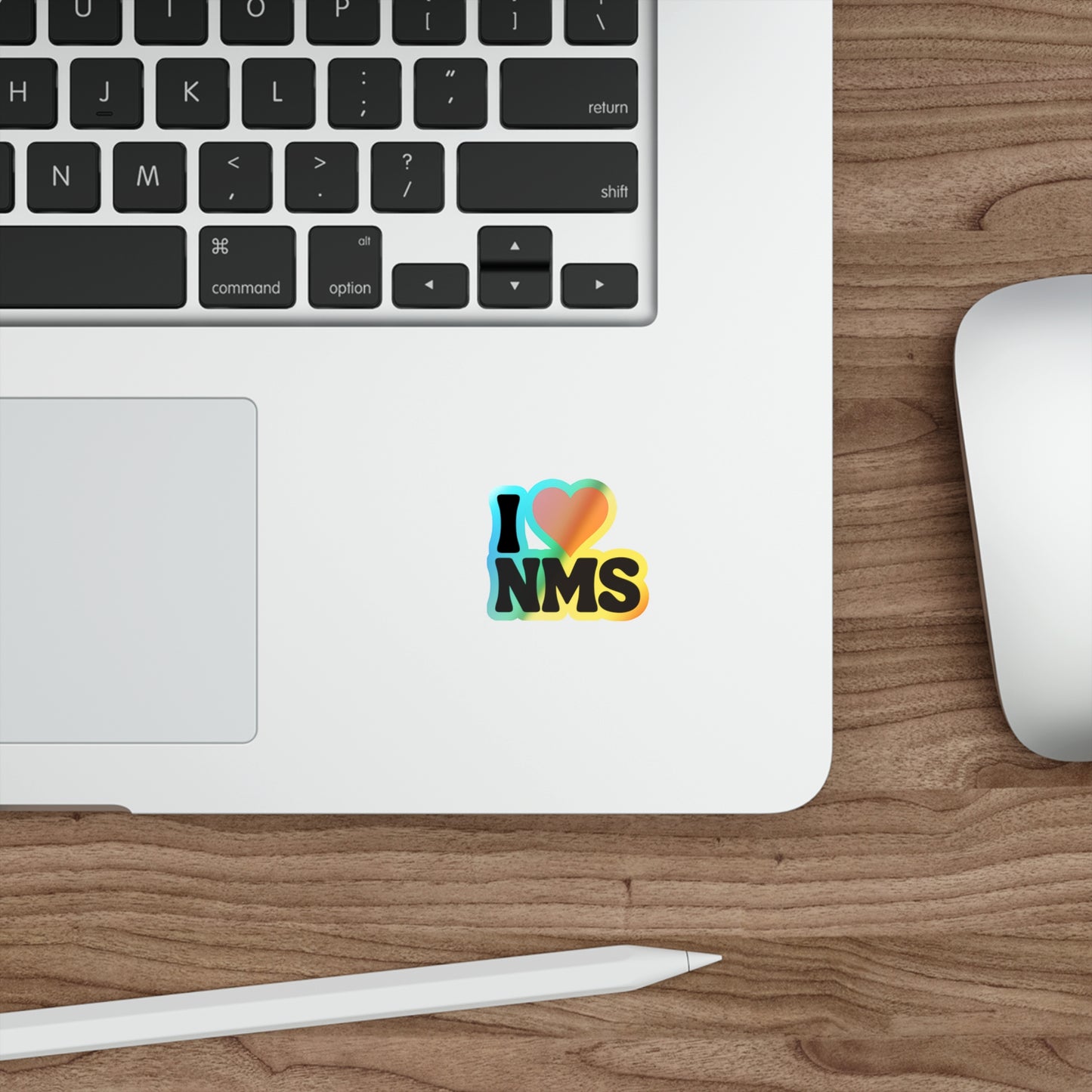 I love NMS customizable Holographic Die-cut Stickers, School Spirit Stickers, Water Bottle Stickers, Customize your own