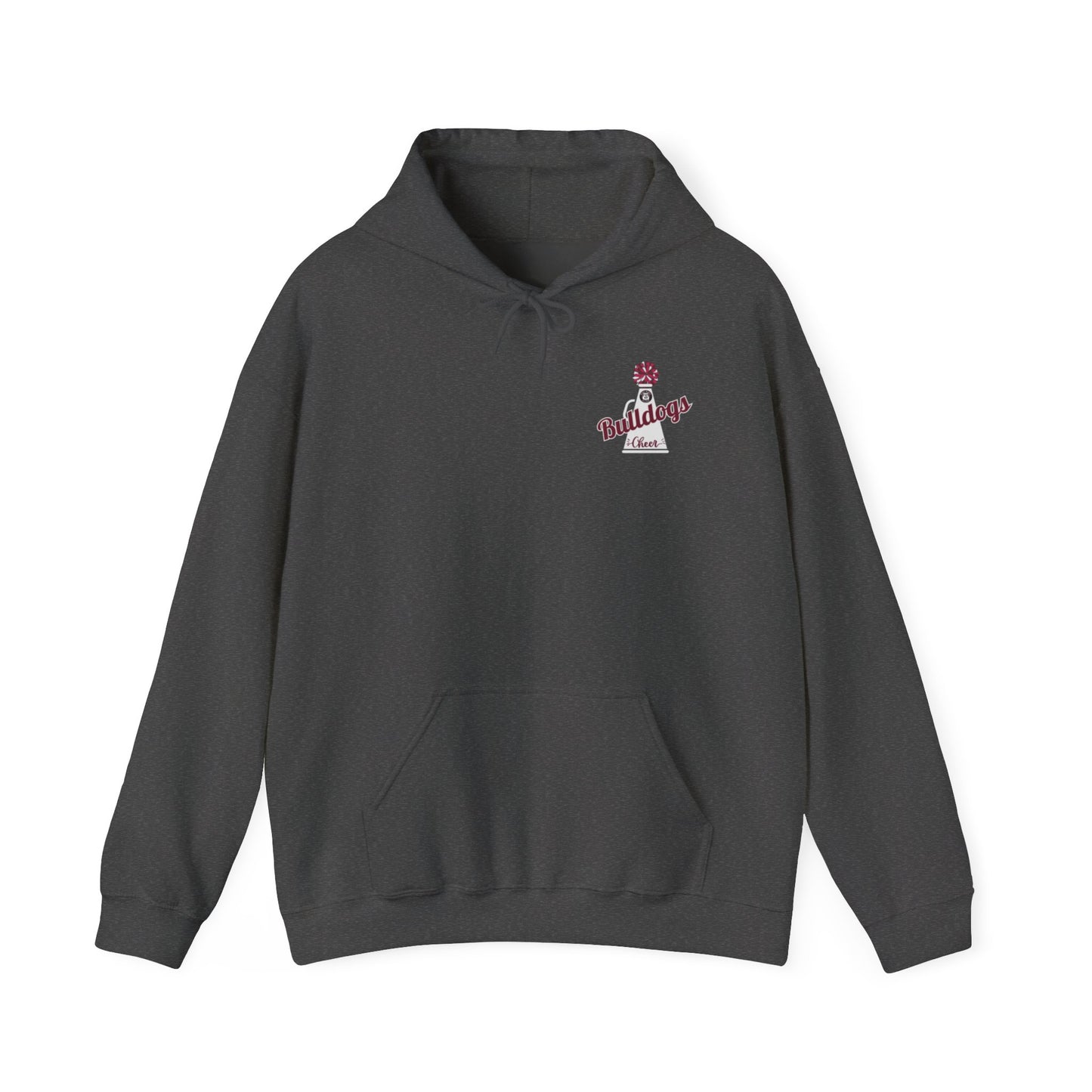 Bulldogs Cheer ADULT Cheer Mom Era Unisex Heavy Blend™ Hooded Sweatshirt