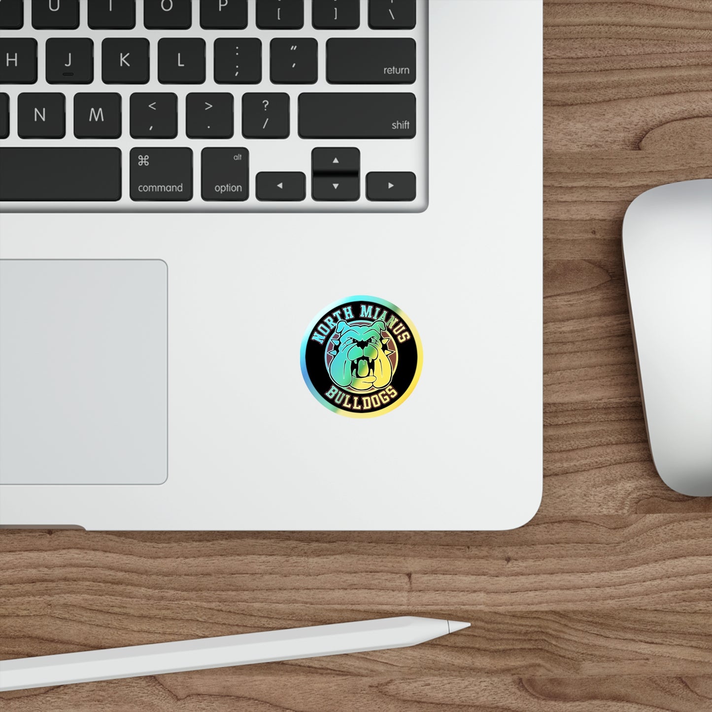 Bulldogs Holographic Die-cut Stickers