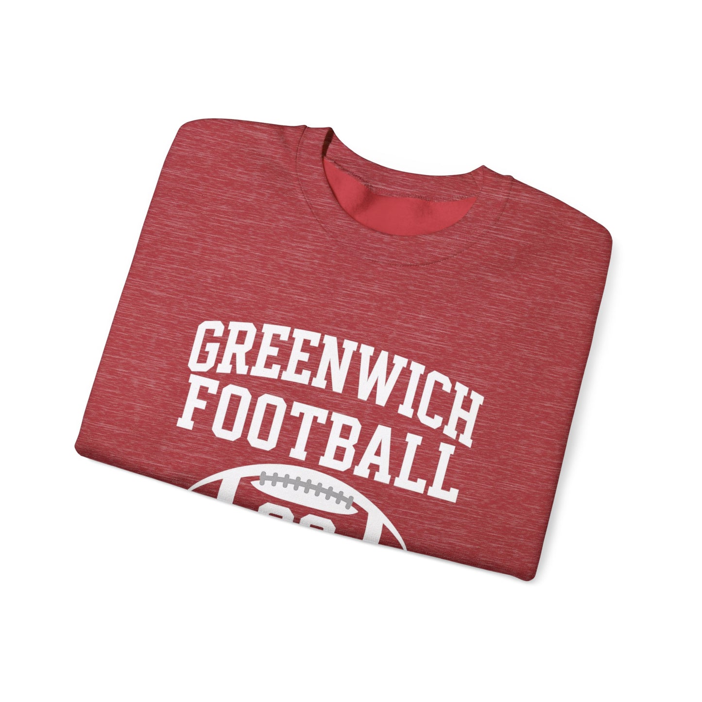 Greenwich Cozy Adult Collegiate Sweatshirt, Unisex Crewneck