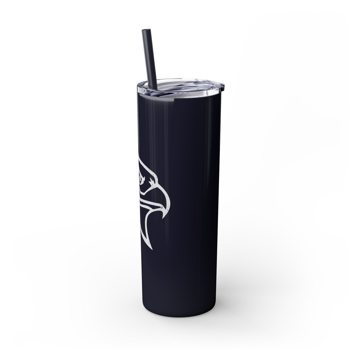 NMS Hawks Skinny Tumbler with Straw, 20oz