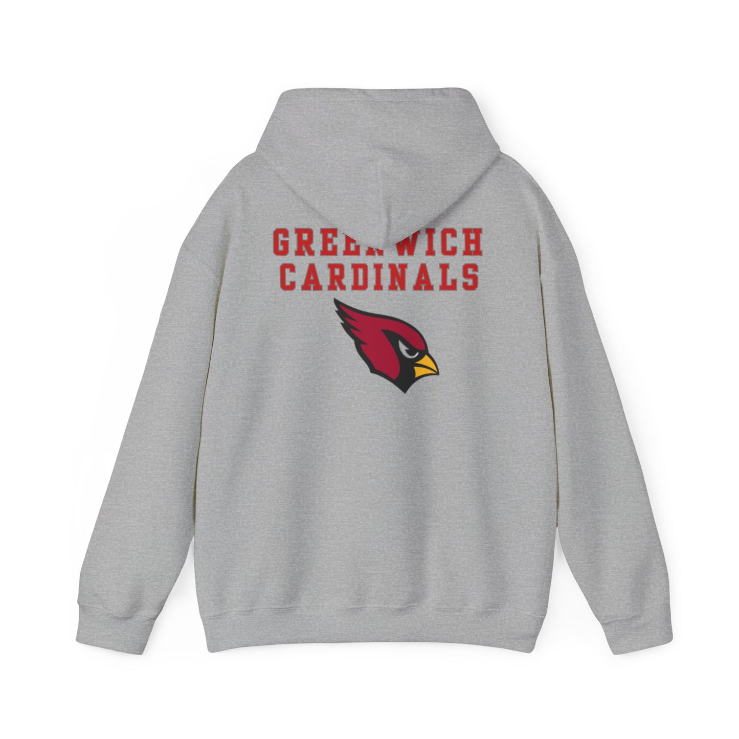 Greenwich Cardinals hoodie, Gift for Graduate, Gift for GHS Student, Unisex Heavy Blend™ Hooded Sweatshirt