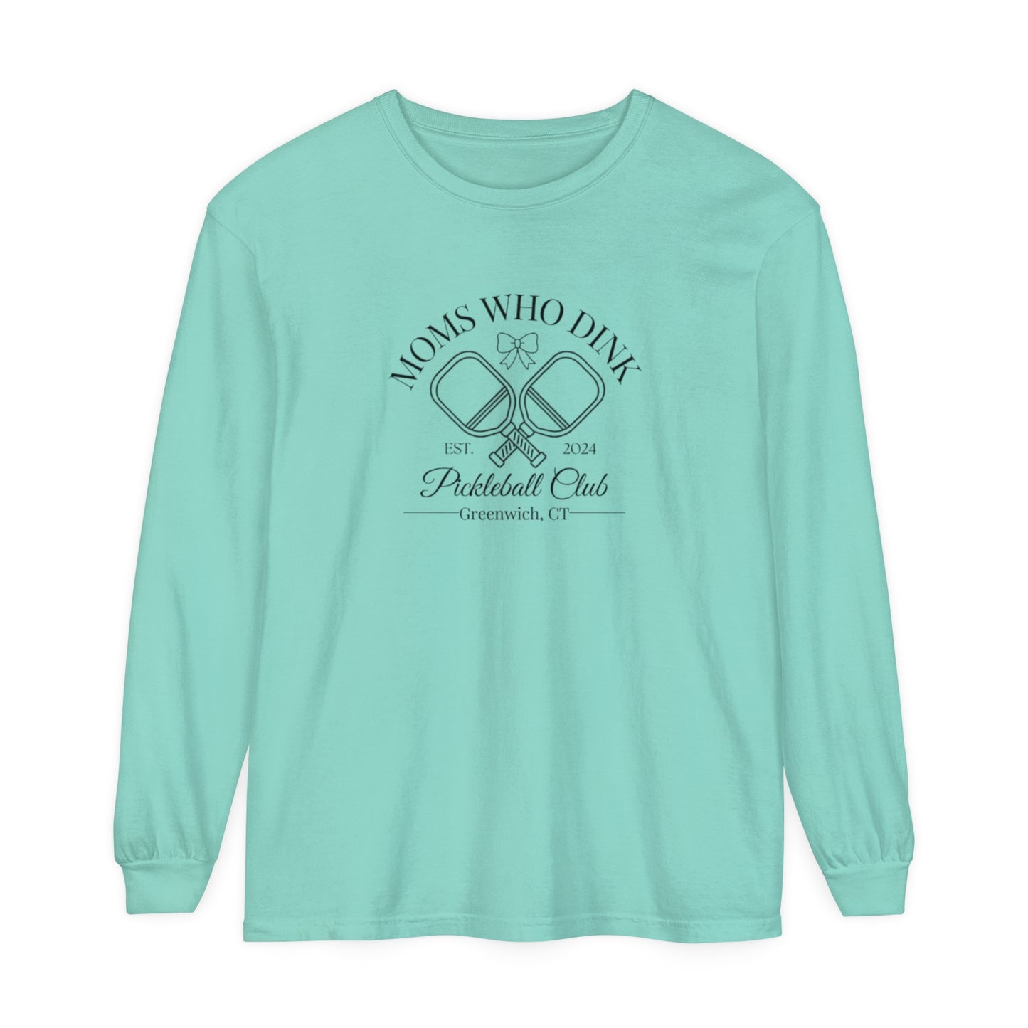 Pickleball Unisex Garment-dyed Long Sleeve T-Shirt