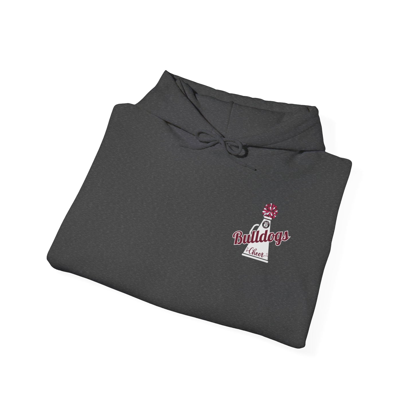 Bulldogs Cheer ADULT Cheer Mom Era Unisex Heavy Blend™ Hooded Sweatshirt