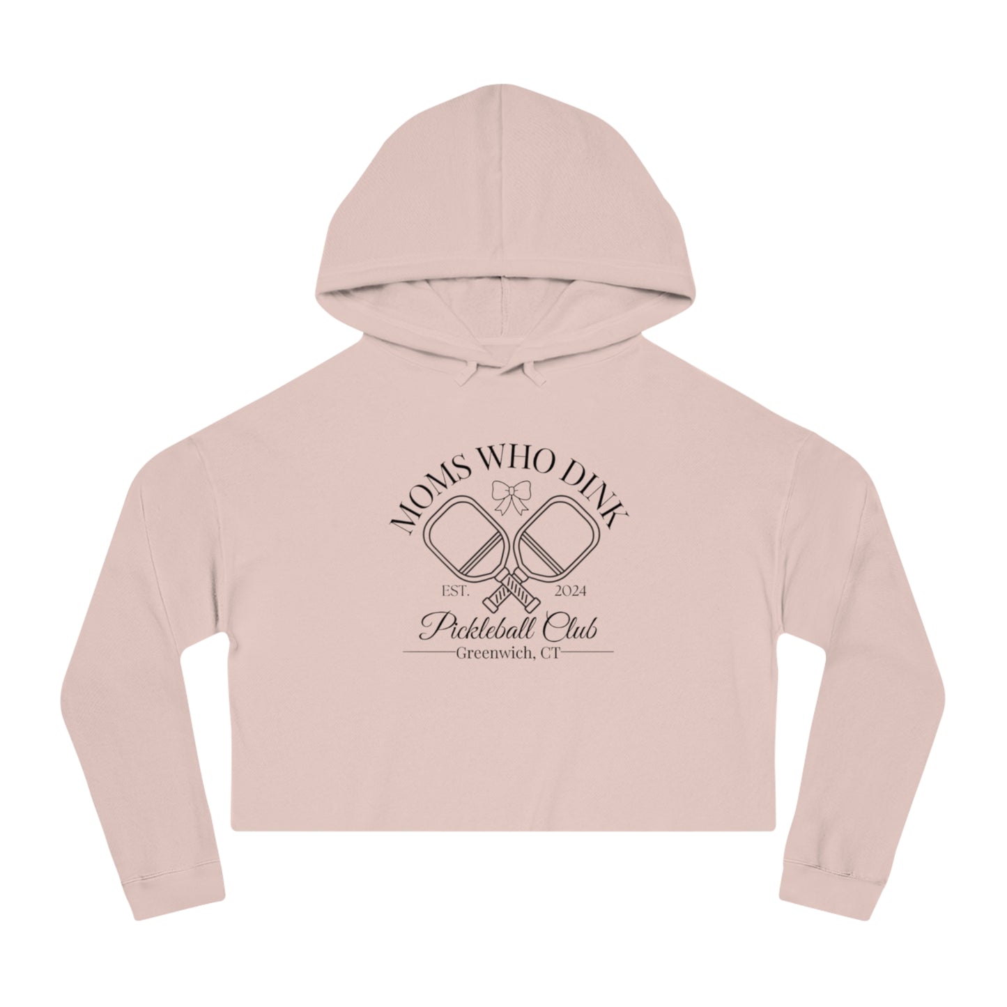 Pickleball Women’s Cropped Hooded Sweatshirt