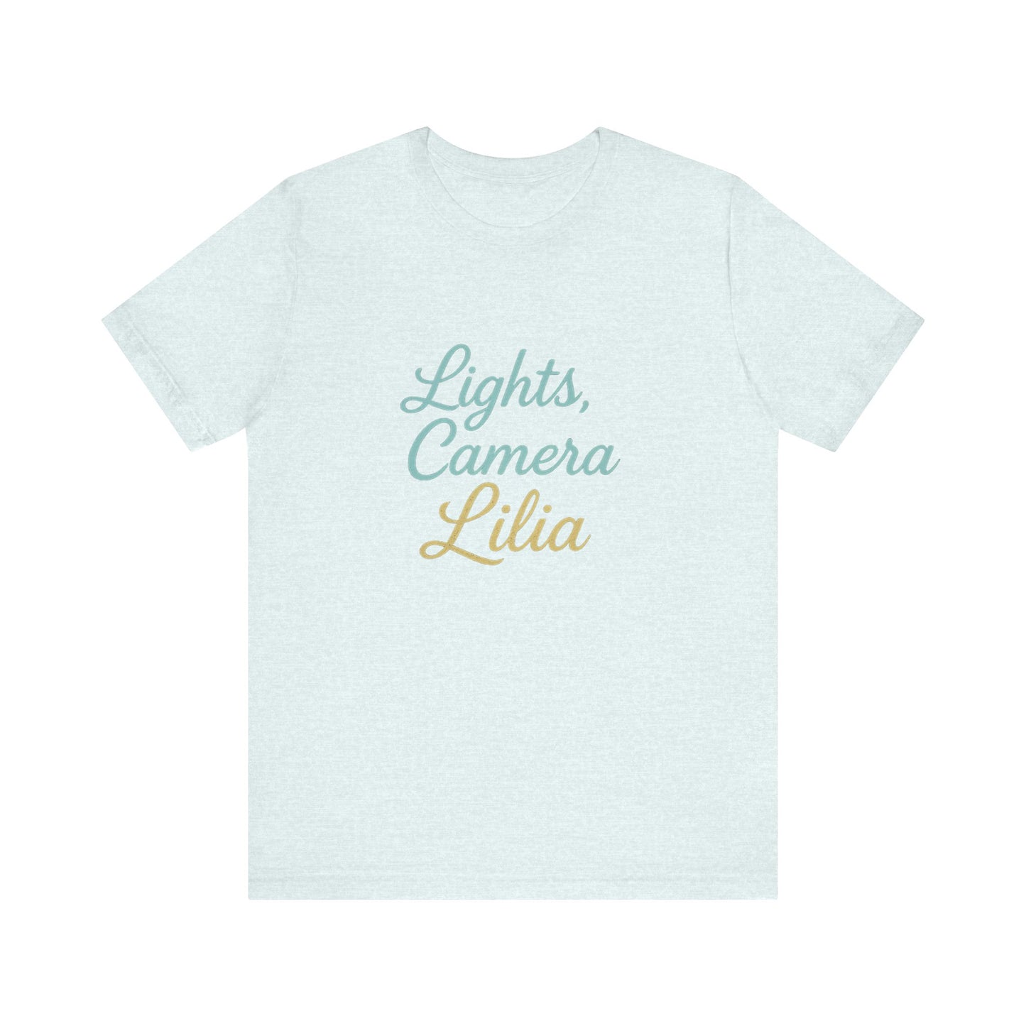 Lights, Camera, Action Unisex Tee for Movie Lovers, Birthday Gift, Casual Wear, Party Essential, Star-Themed Celebration
