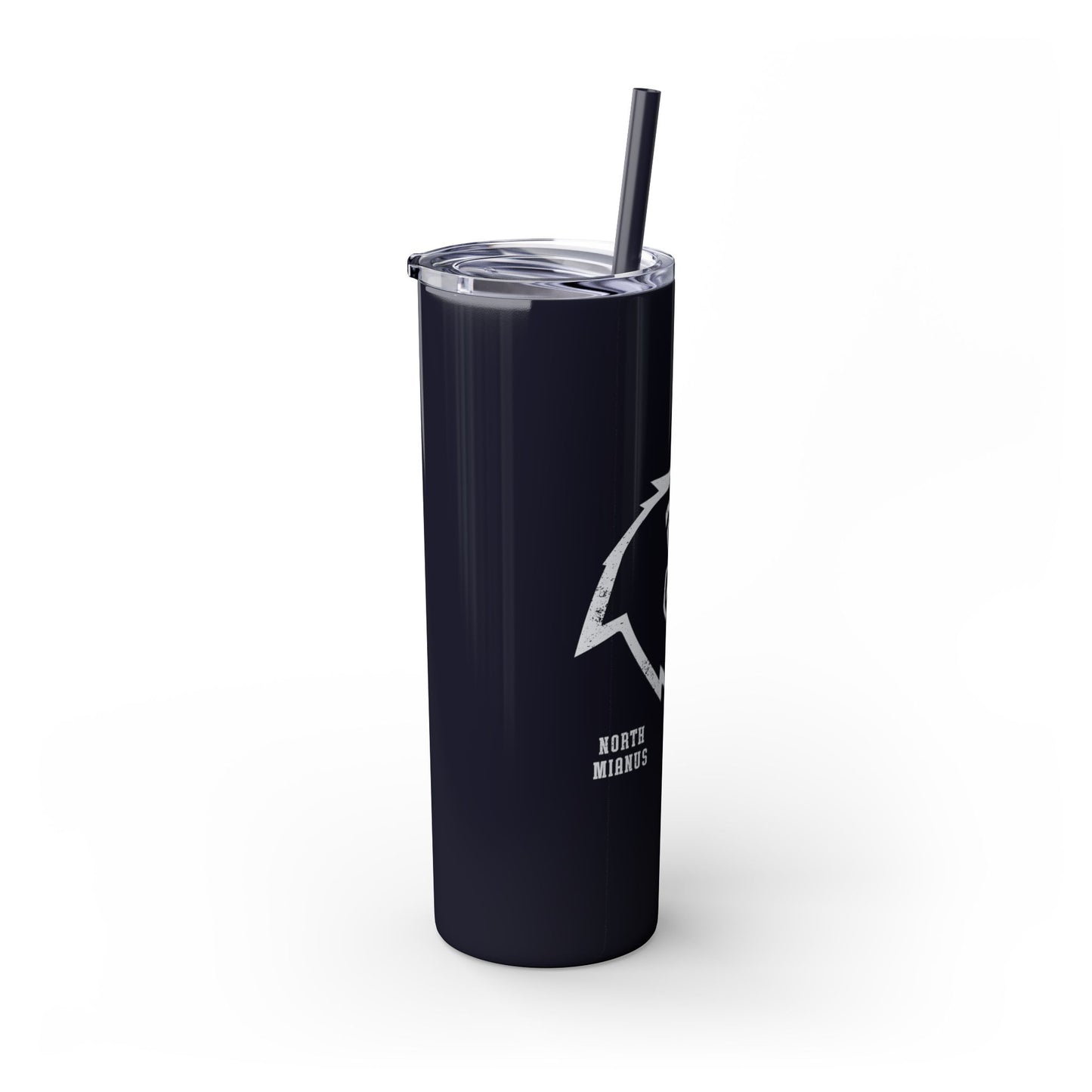 NMS Hawks Skinny Tumbler with Straw, 20oz