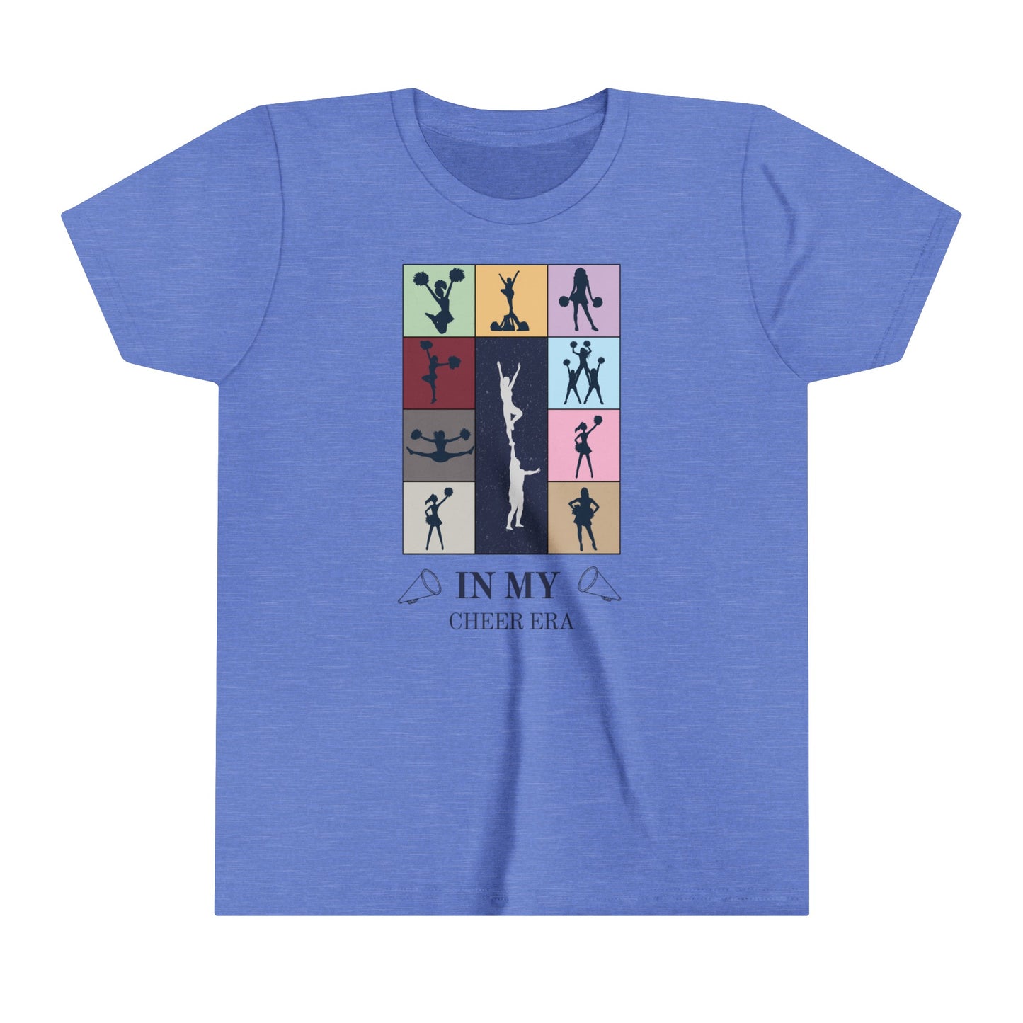 In My Cheer Era Kids Shirt, Cheer gift, Gift for cheerleader, Swiftie cheerleader, Youth Short Sleeve Tee