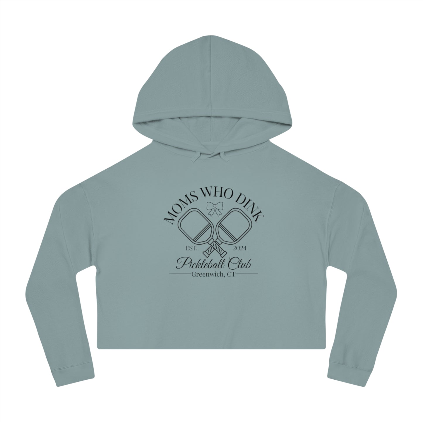 Pickleball Women’s Cropped Hooded Sweatshirt