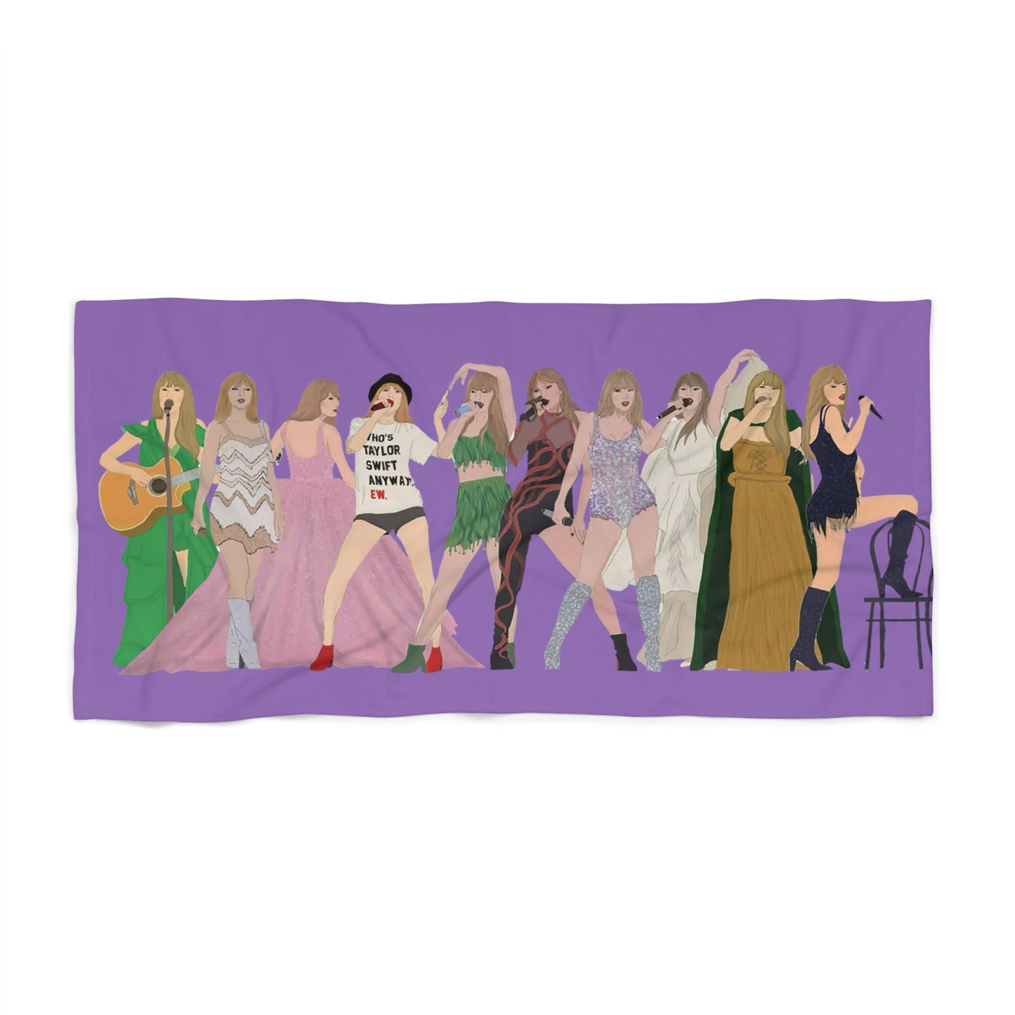 Taylor Swift The Eras Tour Beach Towel, Gift For Taylor Swift Fan, Gift for Swiftie, Swiftie Merch