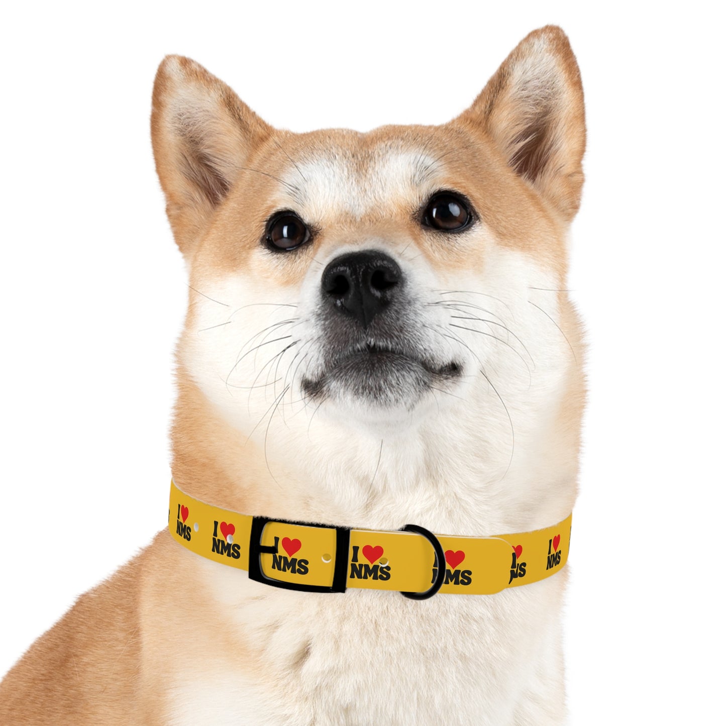 NMS I LOVE NMS Pet Collar YELLOW