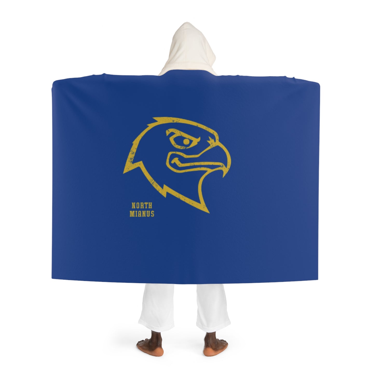 North Mianus Hooded Sherpa Fleece Blanket