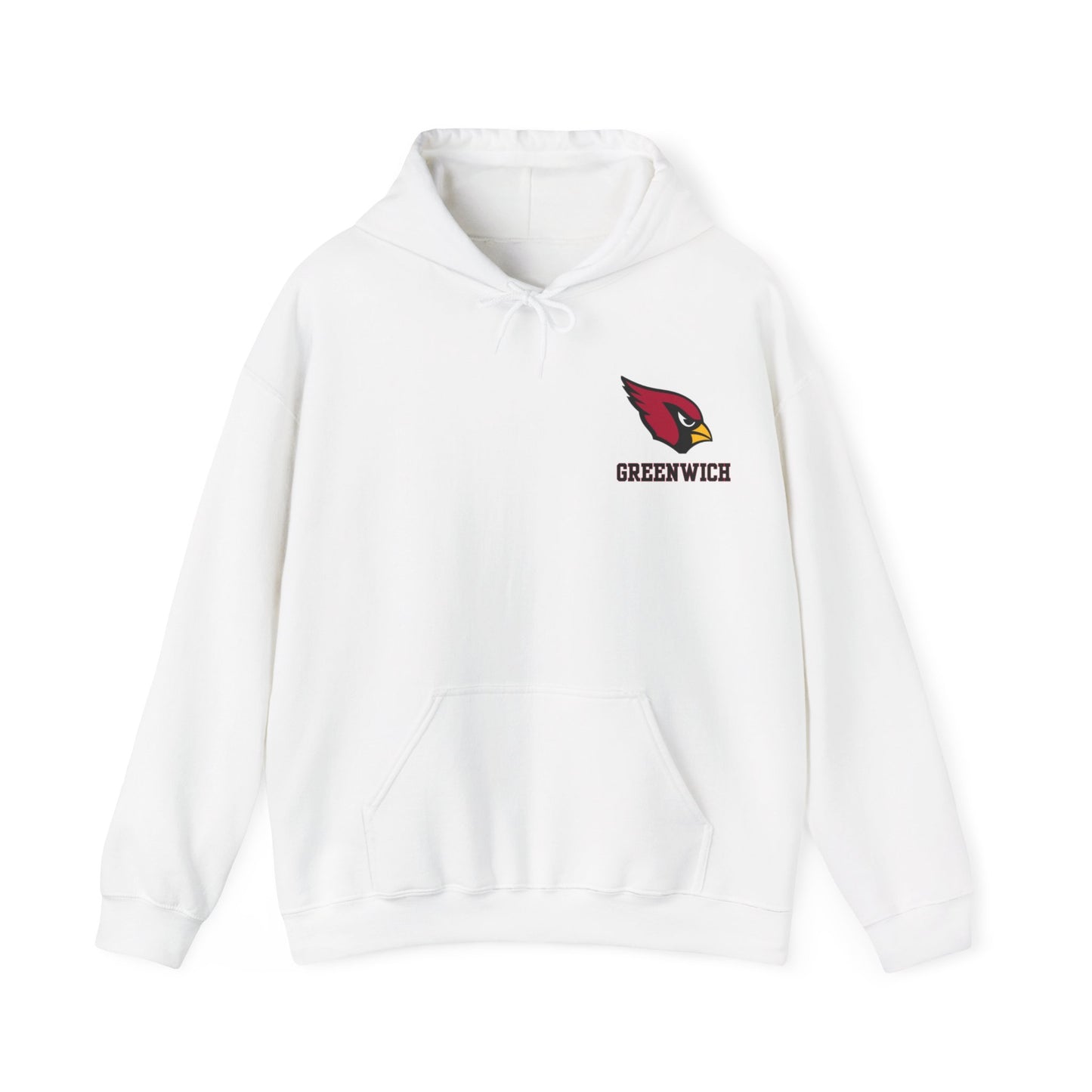 Greenwich Cardinals hoodie, Gift for Graduate, Gift for GHS Student, Unisex Heavy Blend™ Hooded Sweatshirt
