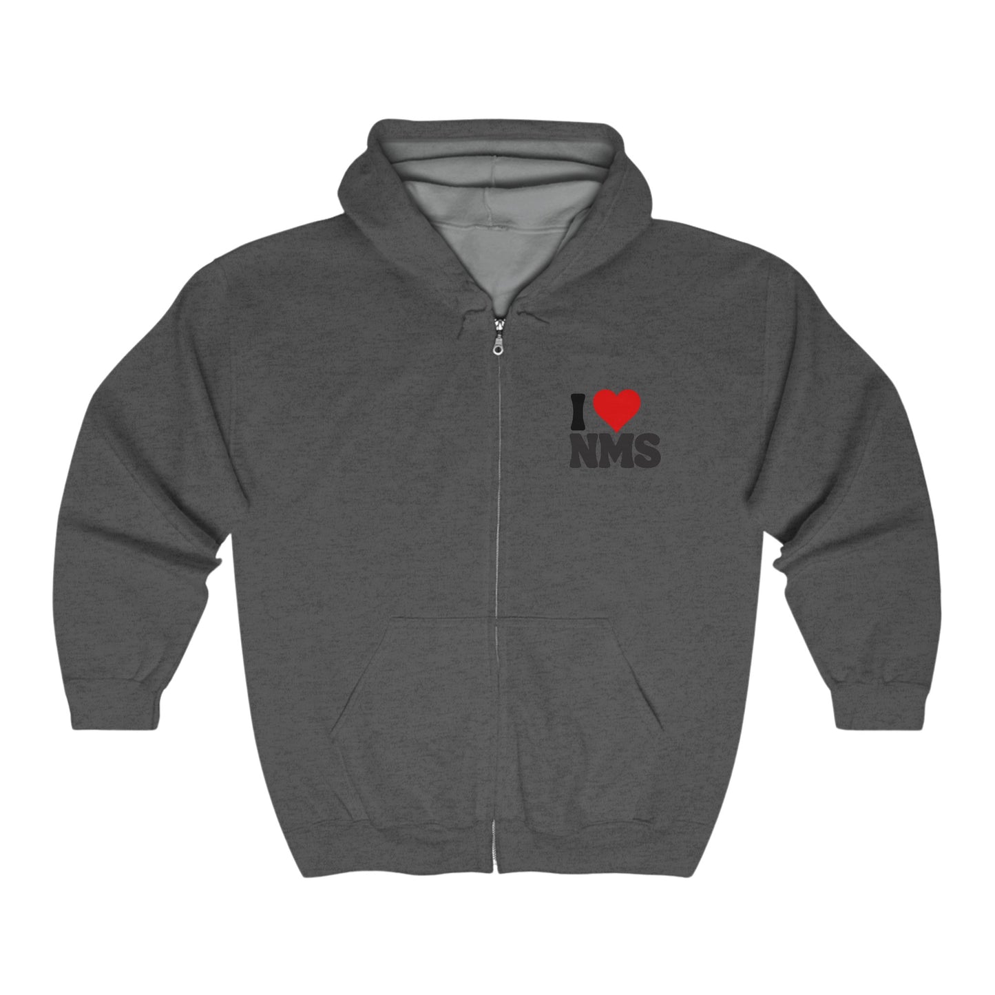 NMS I lOVE NMS Unisex Heavy Blend™ Full Zip Hooded Sweatshirt