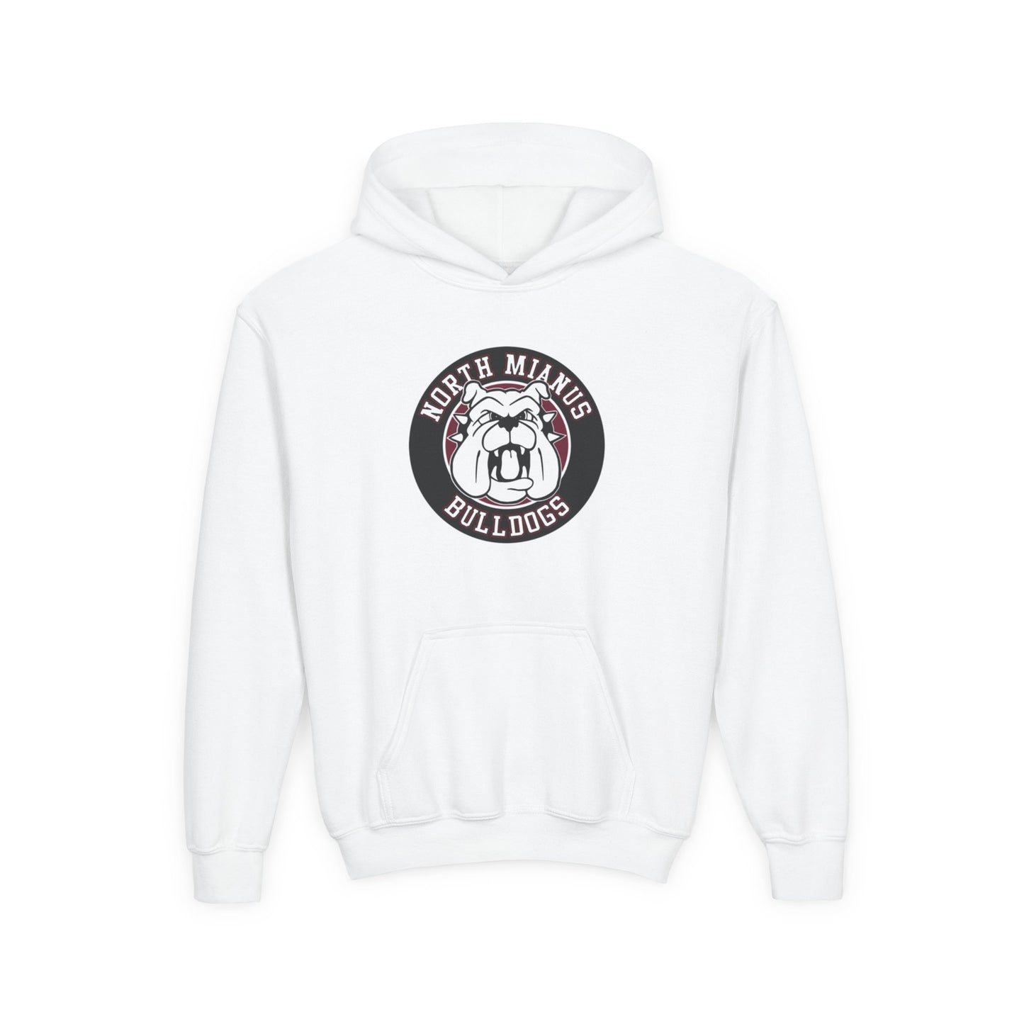 North Mianus Bulldogs Cheer Youth Heavy Blend Hooded Sweatshirt