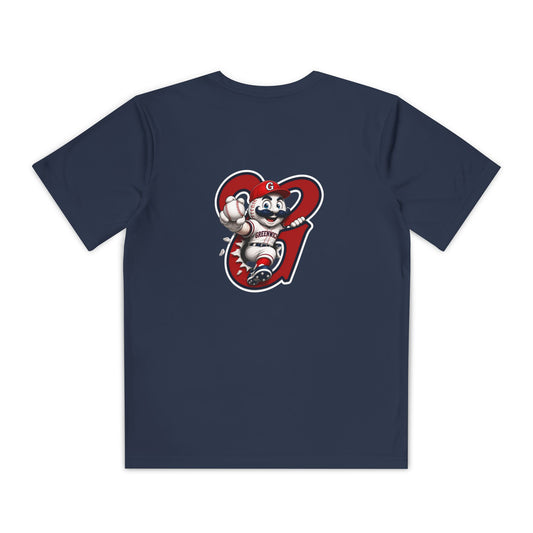 Greenwich Cooperstown Swoosh Original Pin Performance Youth Competitor Tee