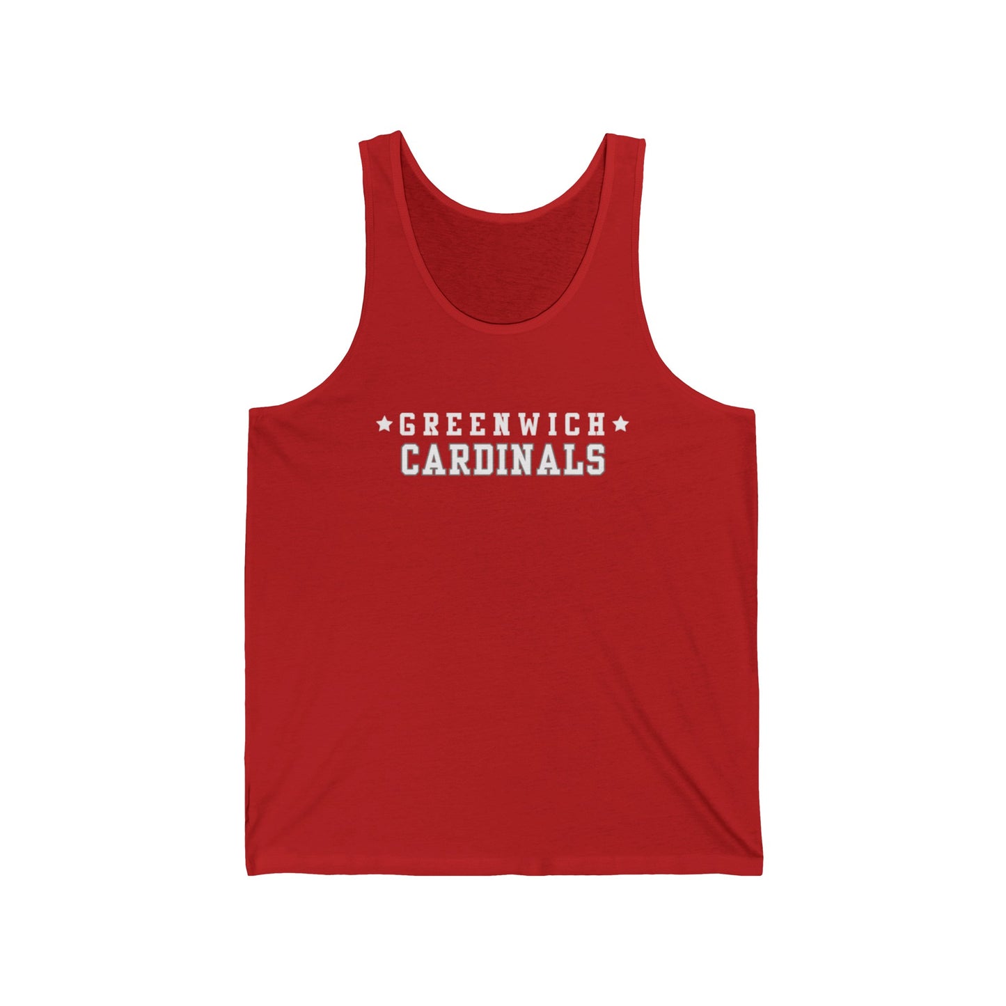 GHS Greenwich Cardinals Unisex Jersey Tank