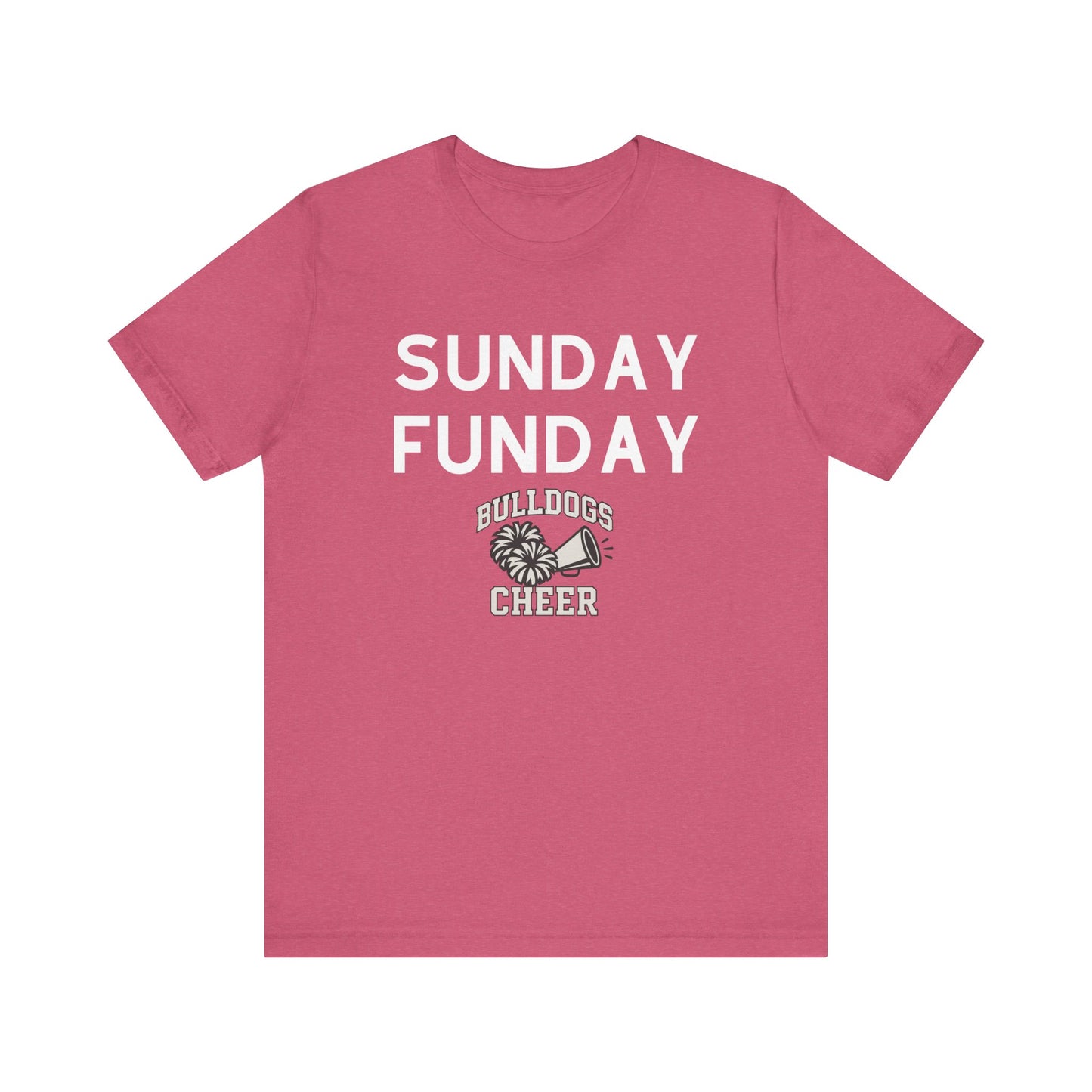 Sunday Funday T-Shirt, Bulldogs Cheer Shirt