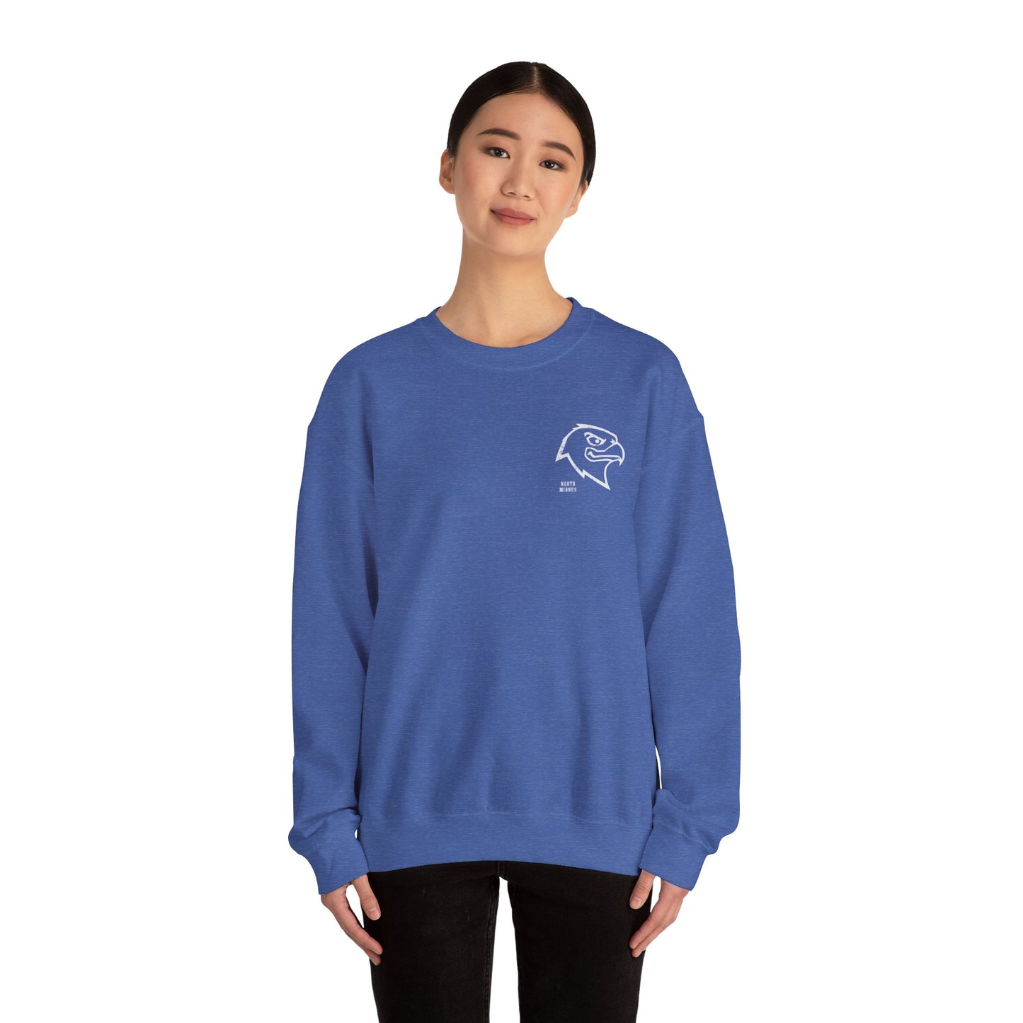 NMS Hawks Cozy Adult Collegiate Sweatshirt, Unisex Crewneck