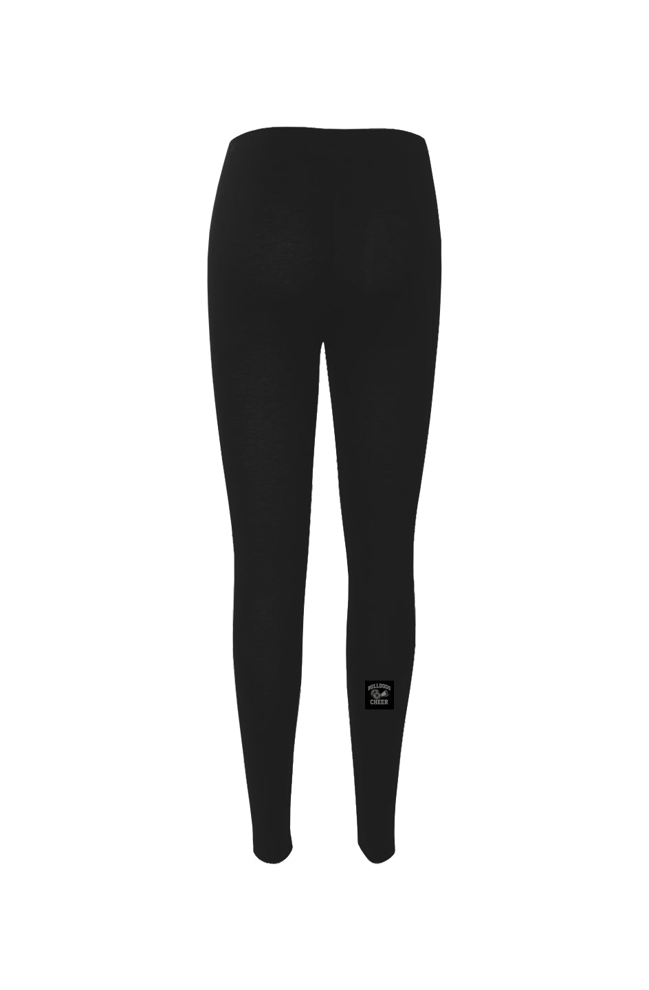 Bulldogs Cheer Black Womens Leggings
