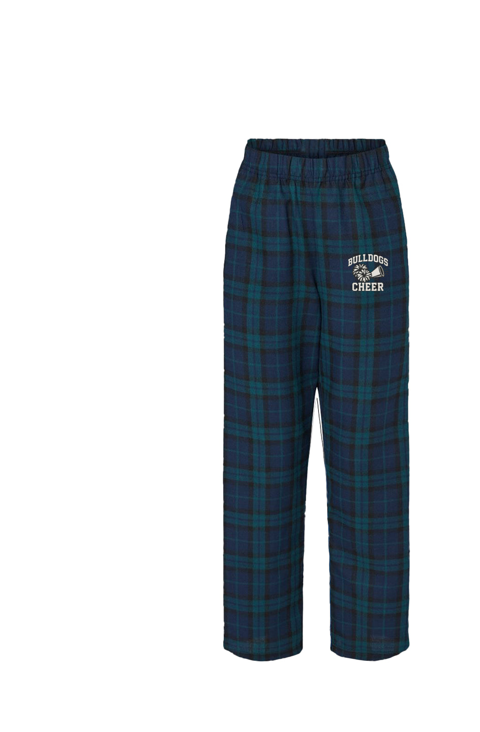 Bulldogs Cheer Youth Flannel Pants