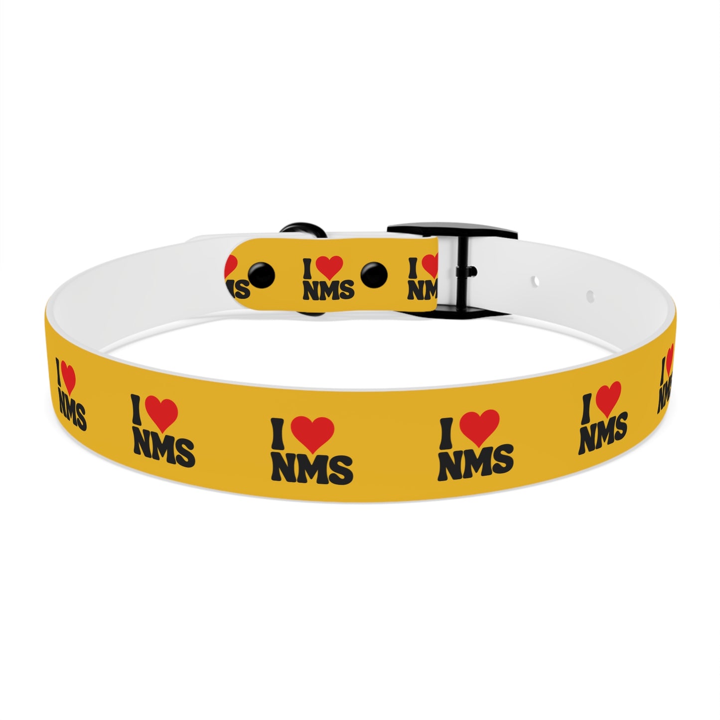 NMS I LOVE NMS Pet Collar YELLOW