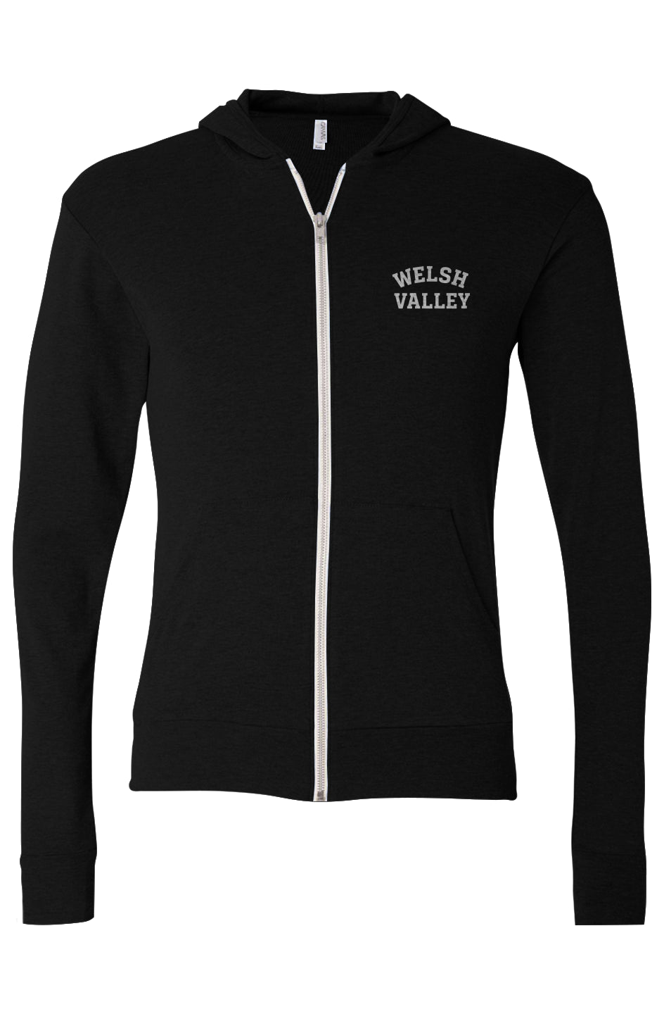 Welsh Valley Triblend Full-Zip Lightweight Hoodie