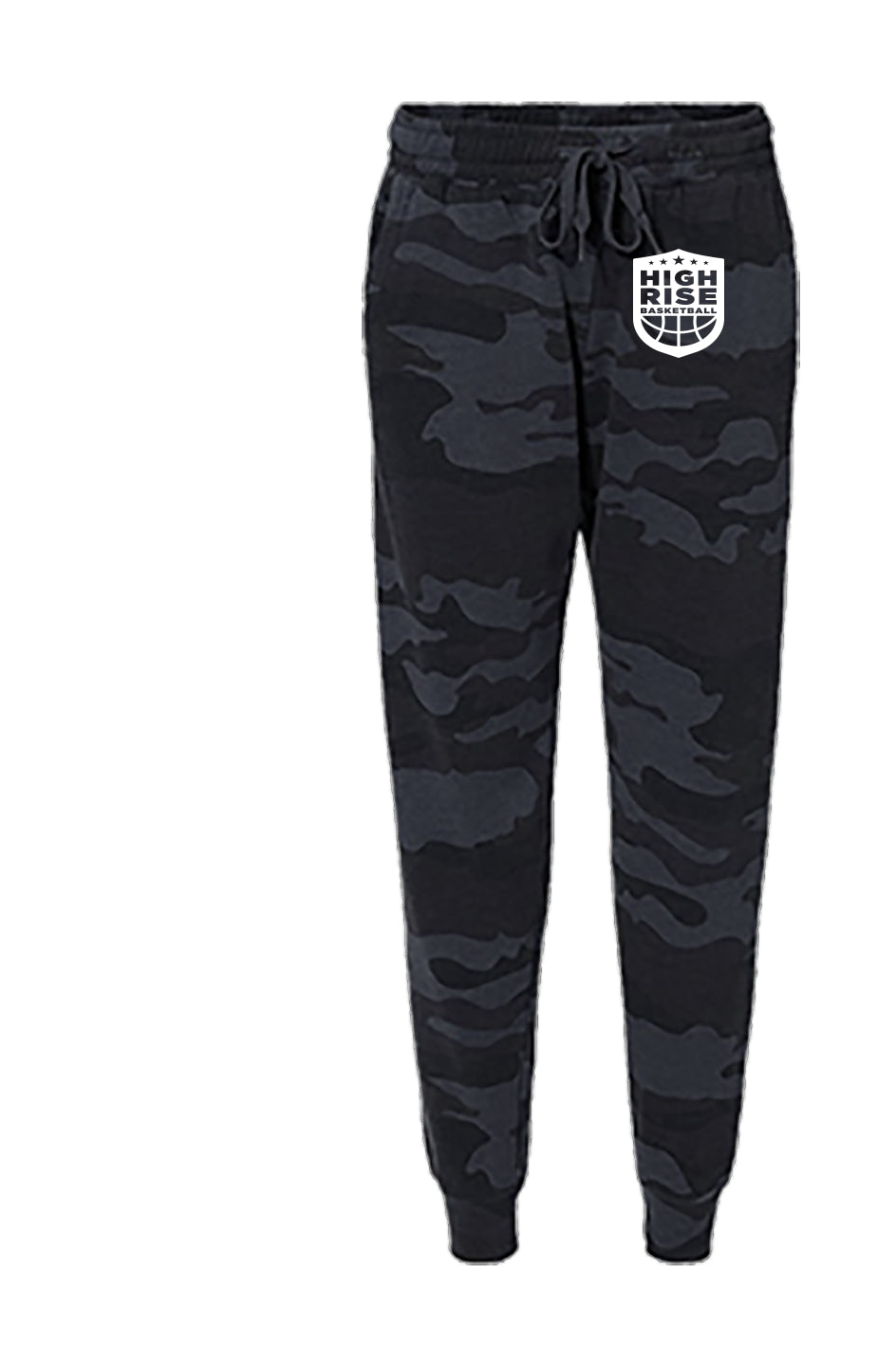 High Rise Womens Camo Wash Sweatpants