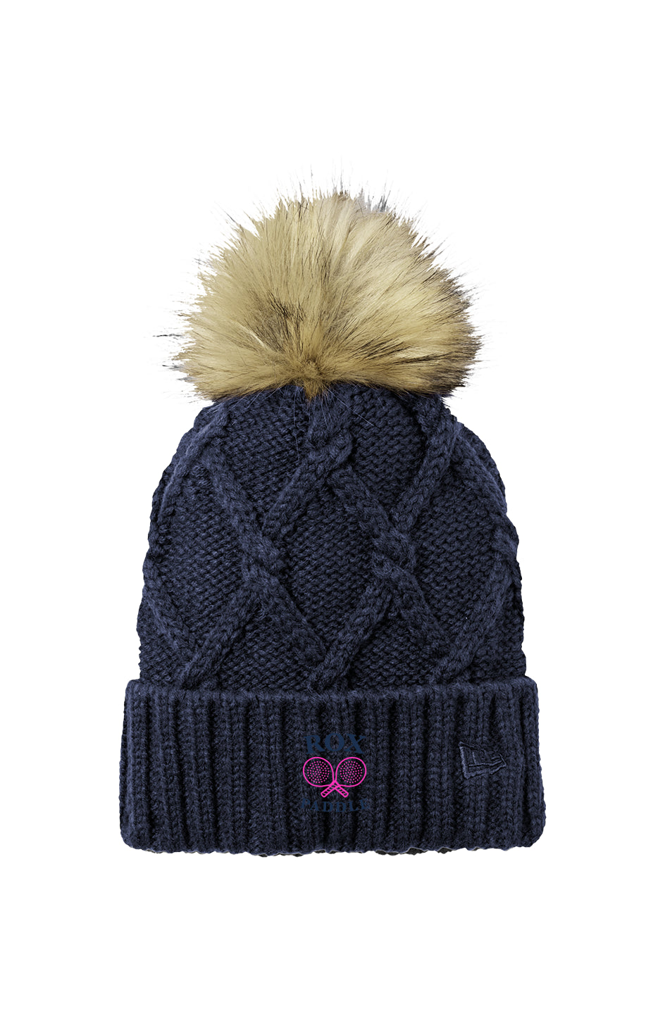 Rox Paddle Faux Fur Pom Beanie