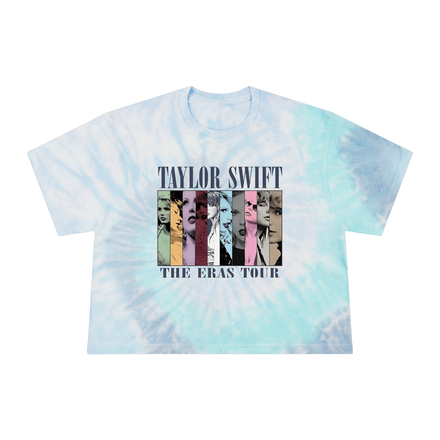 Taylor Swift Era's Tour Teen Women's Tie-Dye Crop Tee