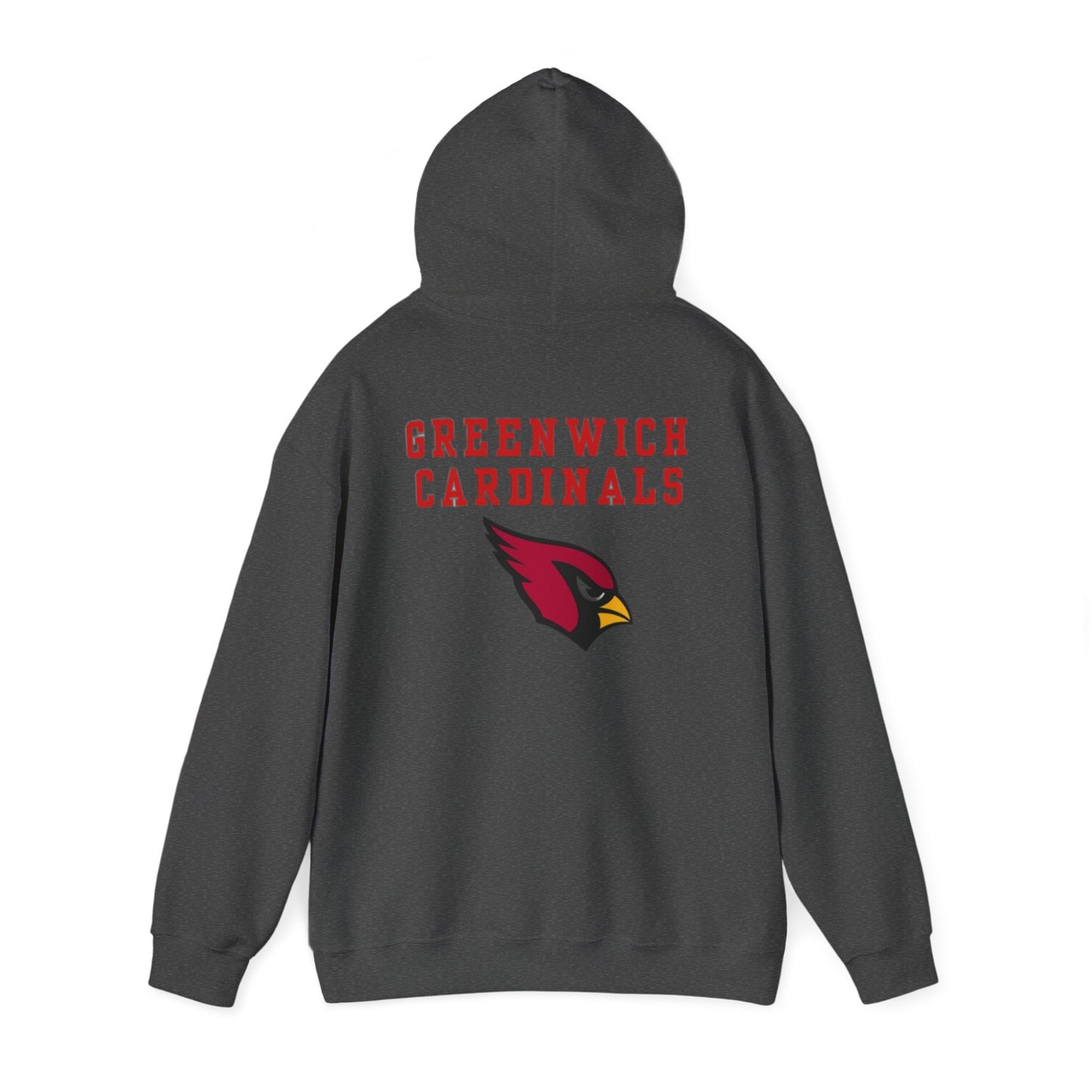 Greenwich Cardinals hoodie, Gift for Graduate, Gift for GHS Student, Unisex Heavy Blend™ Hooded Sweatshirt