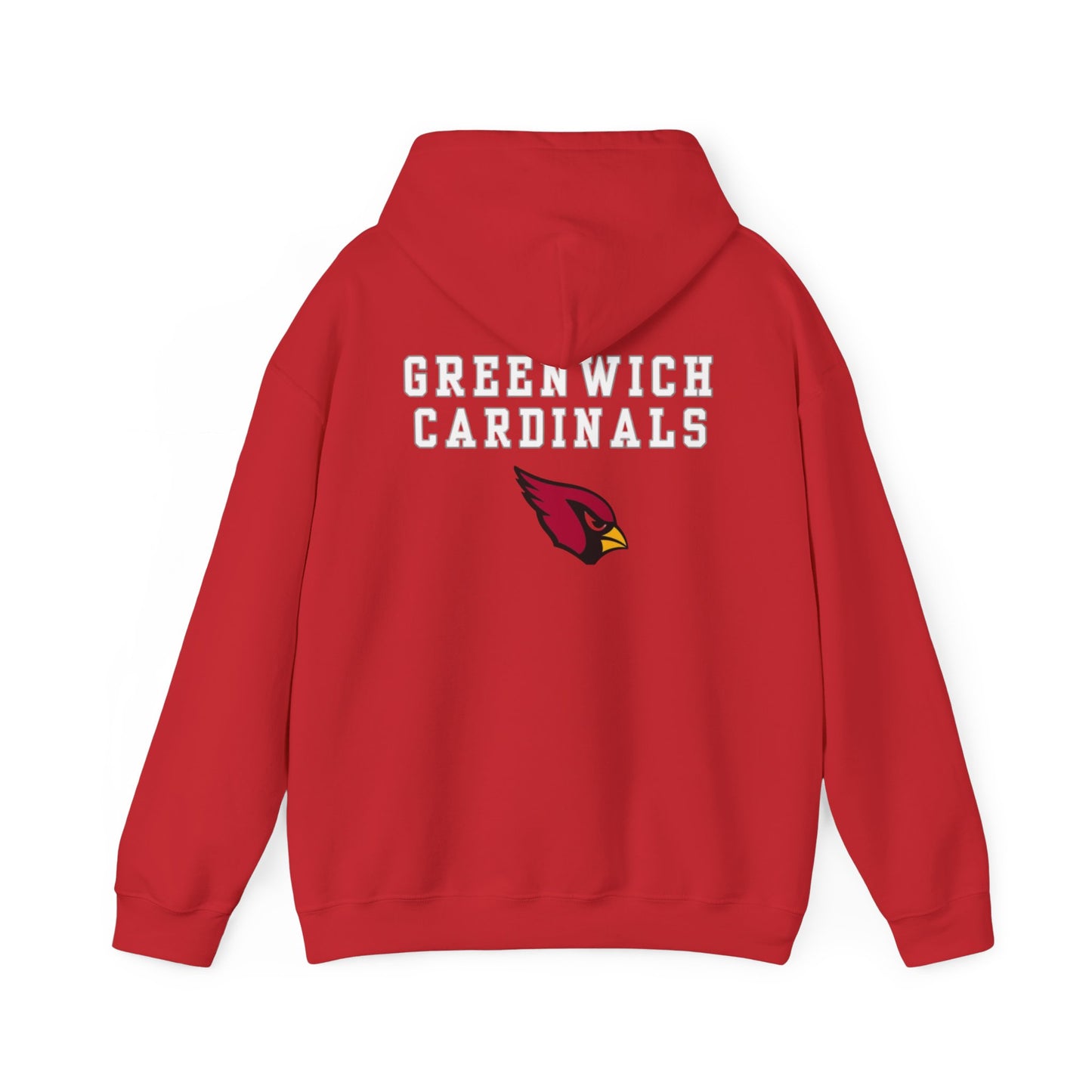 Greenwich Cardinals hoodie, Gift for Graduate, Gift for GHS Student, Unisex Heavy Blend™ Hooded Sweatshirt