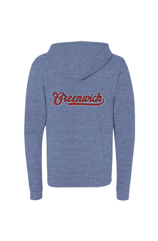 Greenwich Cooperstown Triblend Full-Zip Hoodie