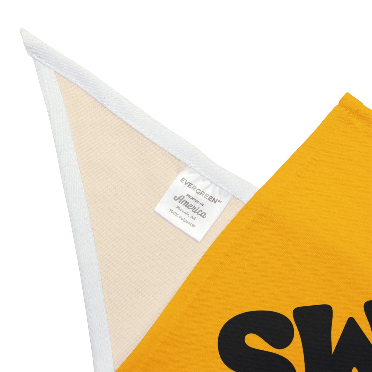 NMS I LOVE NMS Yellow Pet Bandana, Dog Adopt Me Bandana, Dog customizable bandana, Dog Collar Bandana, Adopt Me Bandana